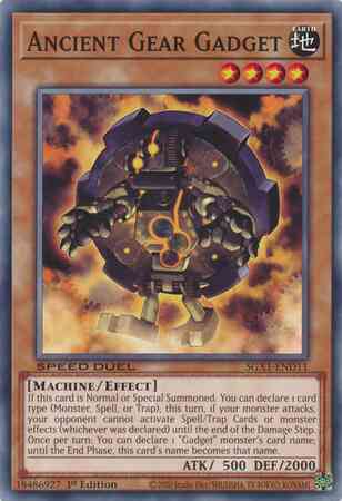 Yu-Gi-Oh! Ancient Gear Gadget - SGX1-END11 - Common - 1st Edition