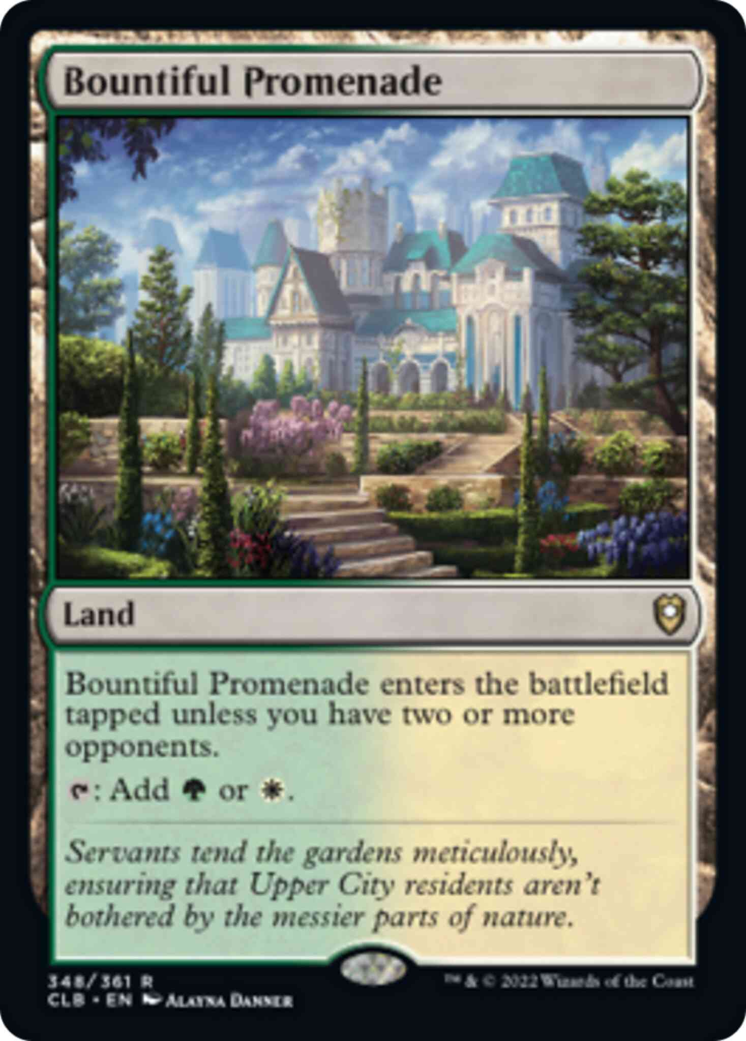 Bountiful promenade 348 – Magic Bountiful Promenade [348] [Commander Legends: Battle for Baldur's Gate] [Non-Foil]