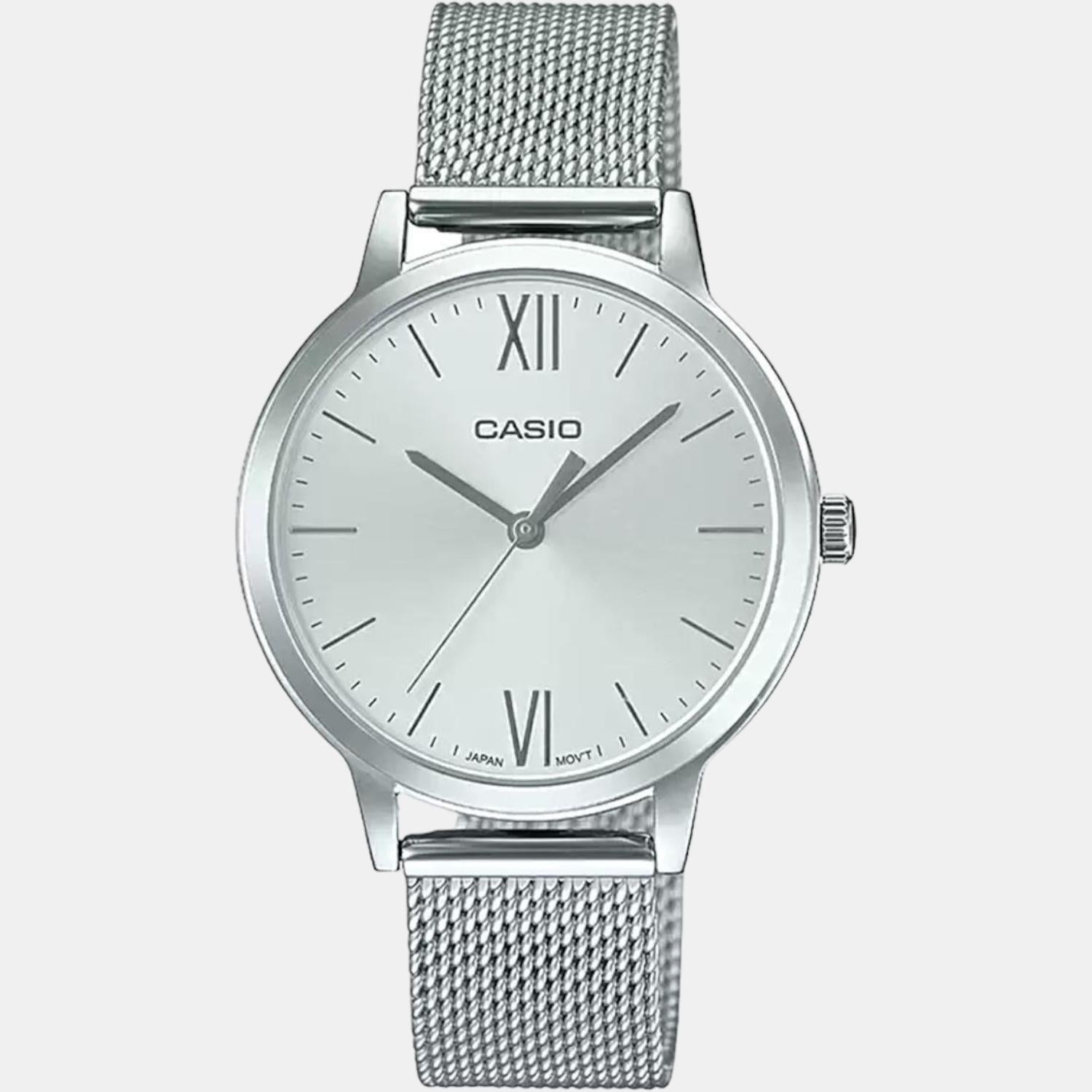 Casio Enticer Women Quartz Silver Dial Analog Stainless Steel Watch A1692 - view 2