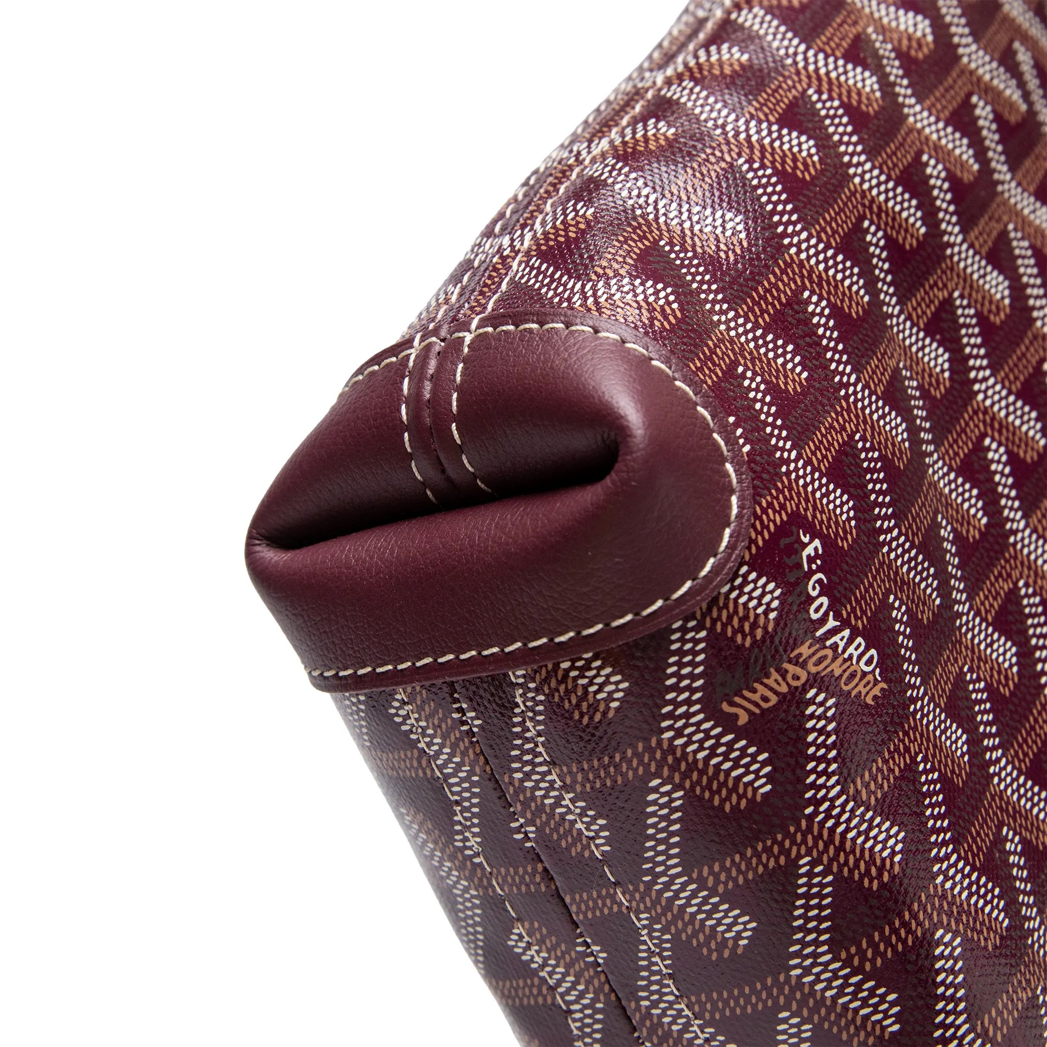 Goyard Conti Burgundy Pouch – Red - view 5