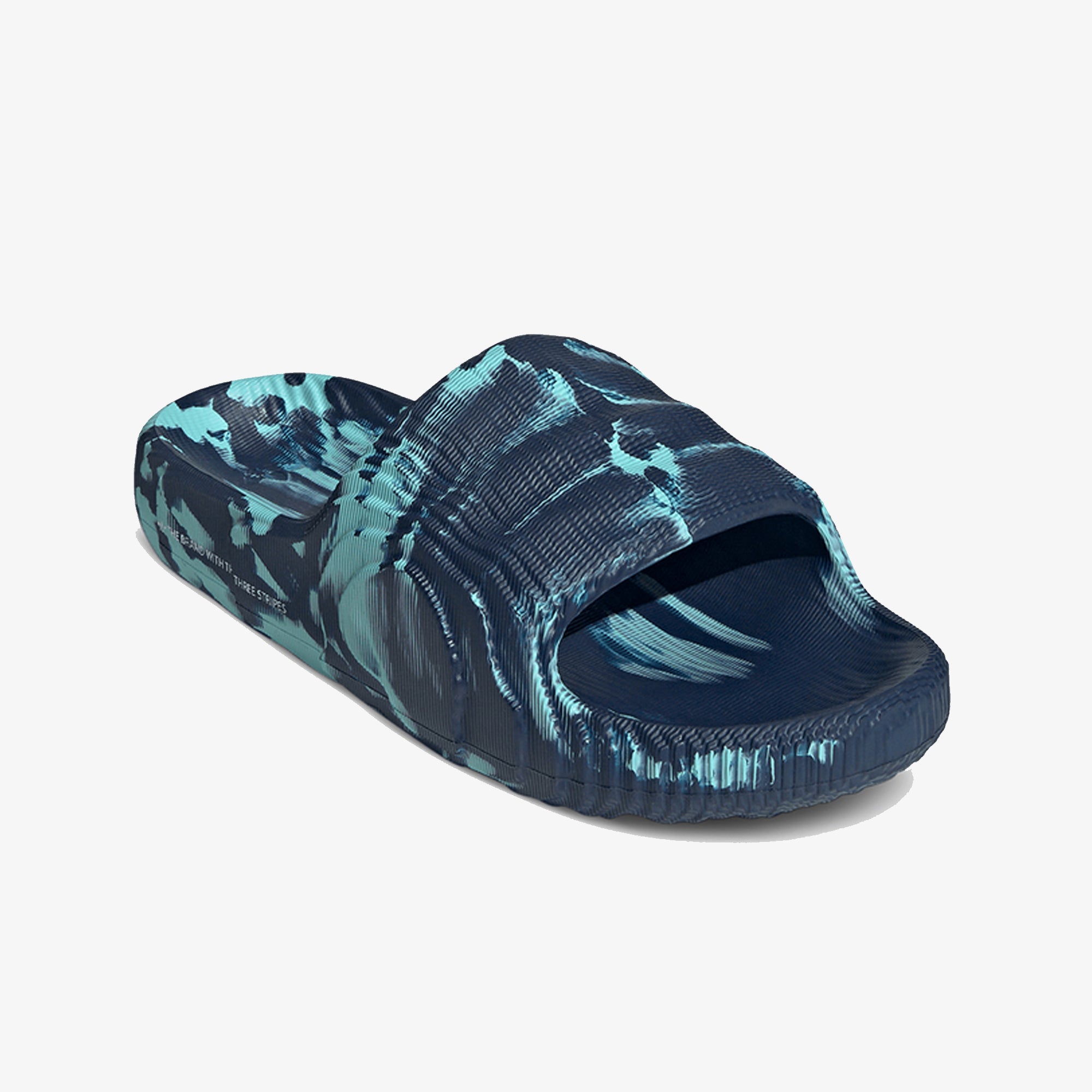 Adidas Originals | ADILETTE 22 { NIGHT INDIGO/EASY MINT/CLOUD WHITE - view 2
