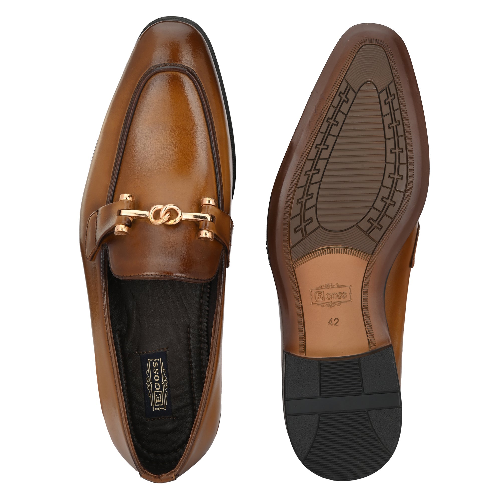 egoss-shoes Buckled Formal Loafers For Men by Egoss - view 4