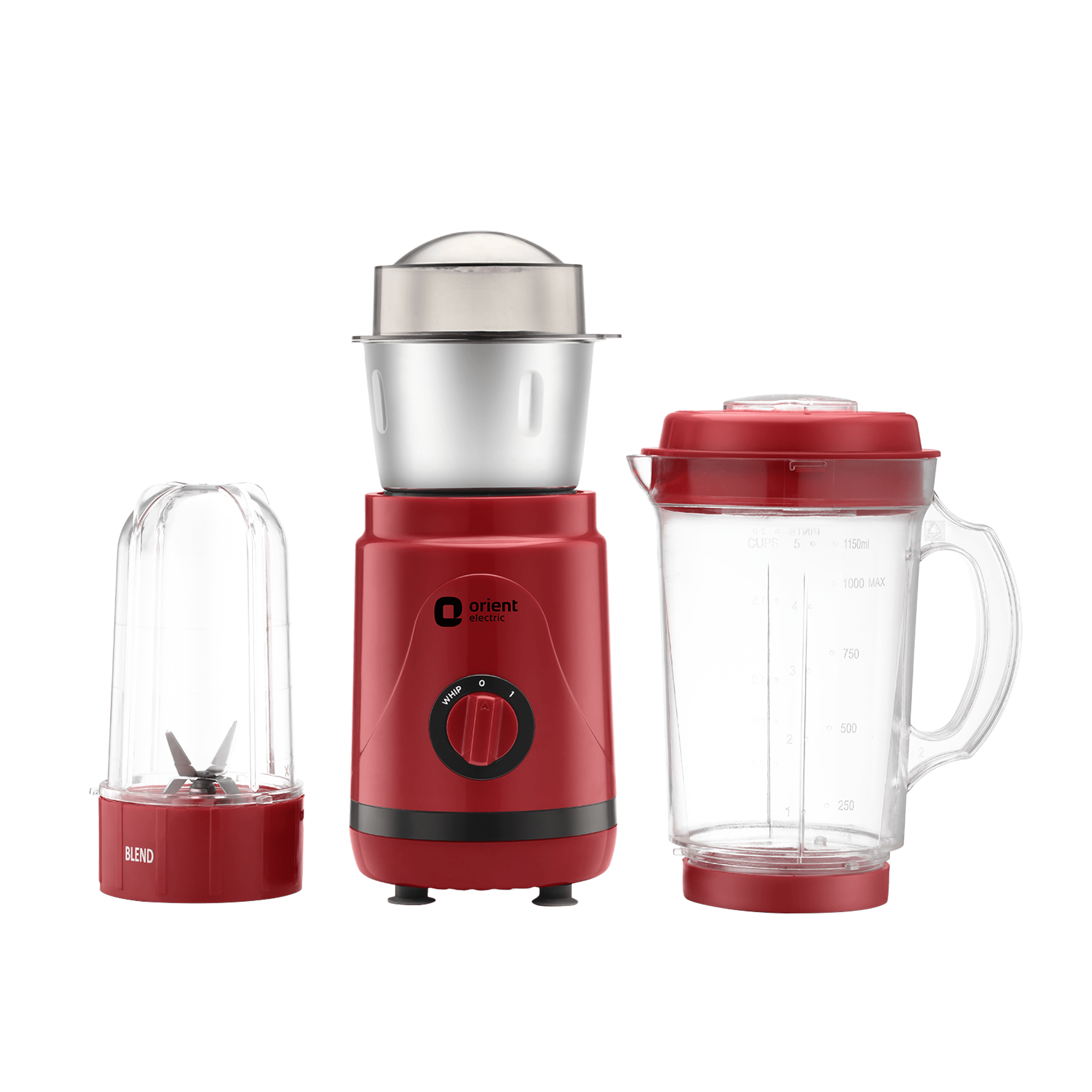 Orient Electric Compact Geenie 3 Jar Mixer Grinder