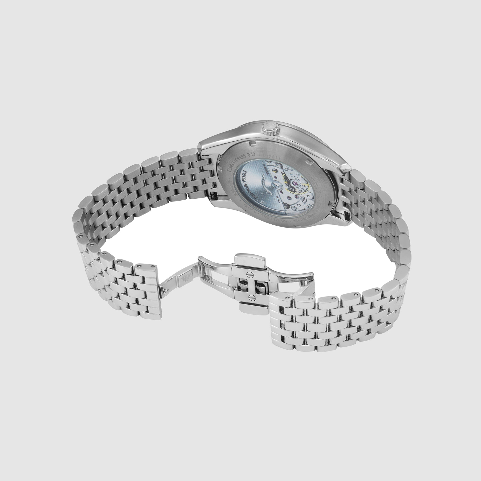 Emporio Armani Antonio Men Automatic White Dial Analog Stainless Steel Watch AR60076 - view 3