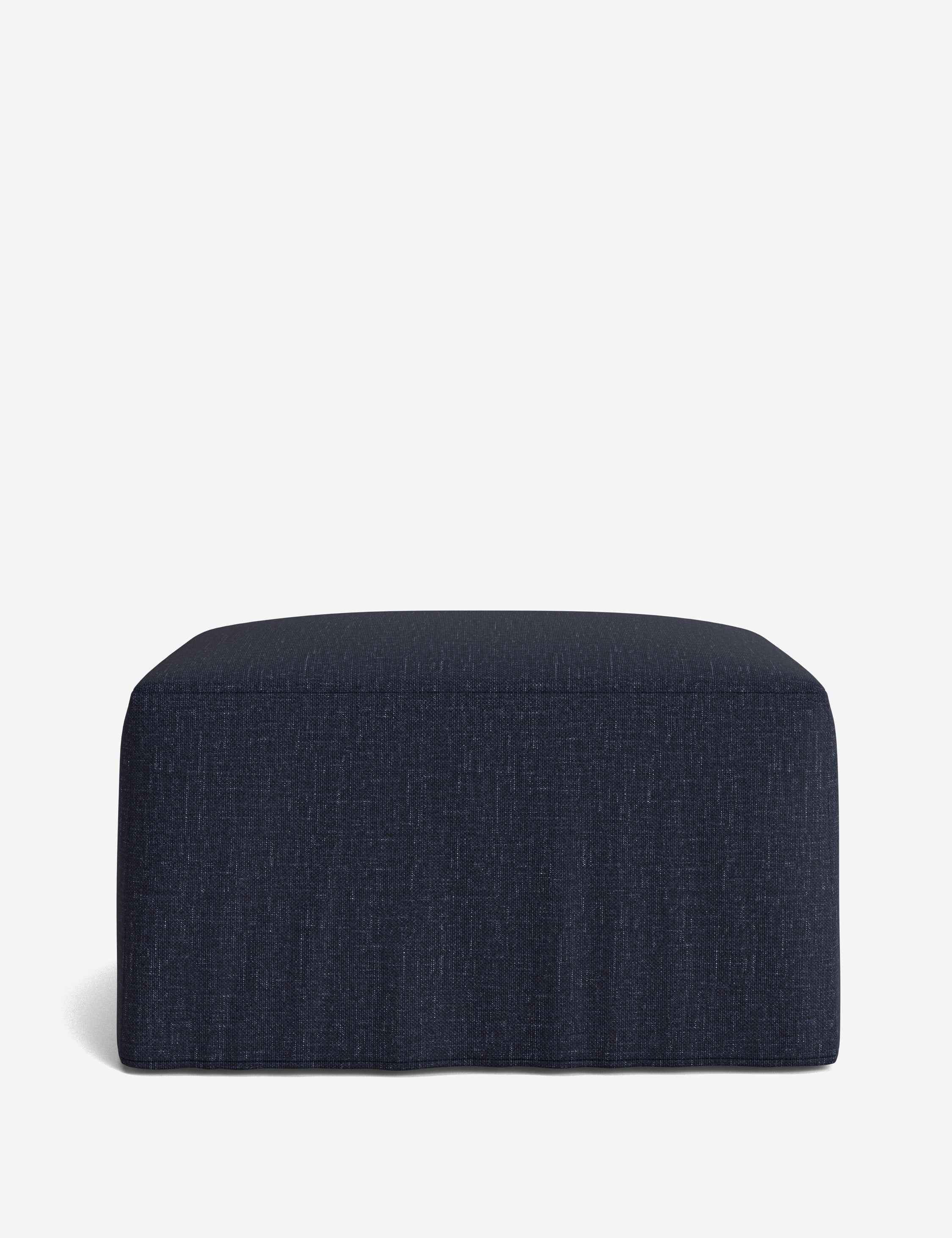 Lulu and Georgia Portola Slipcover Ottoman - view 33