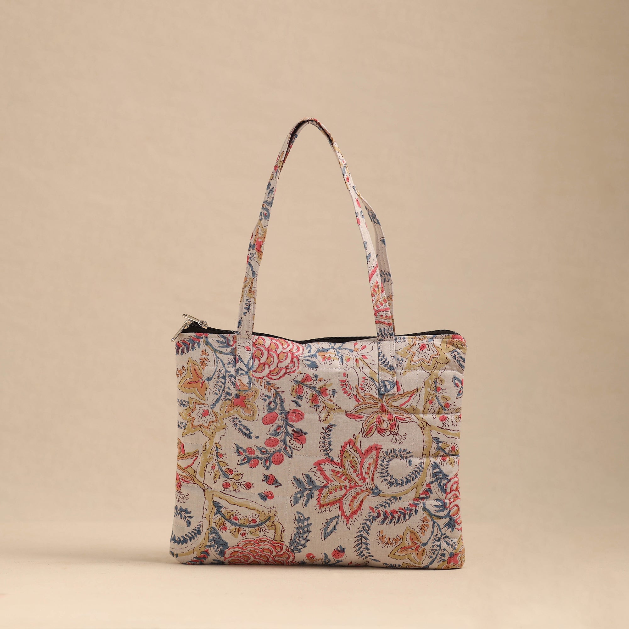 NOORI BAZAR Handmade Quilted Cotton Hand Bag 24