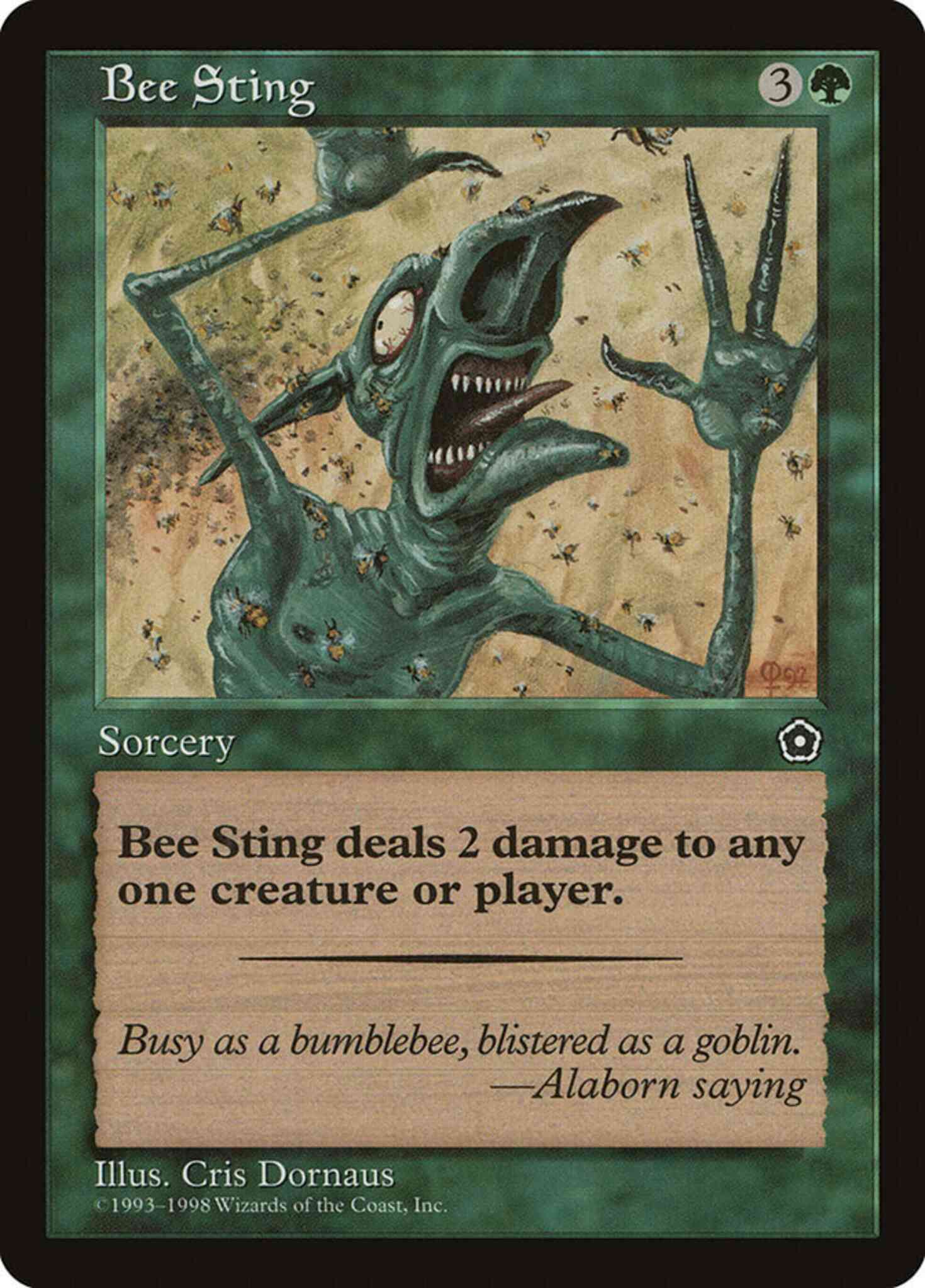 Bee sting 124 – Magic Bee Sting [124] [Portal Second Age] [Non-Foil]