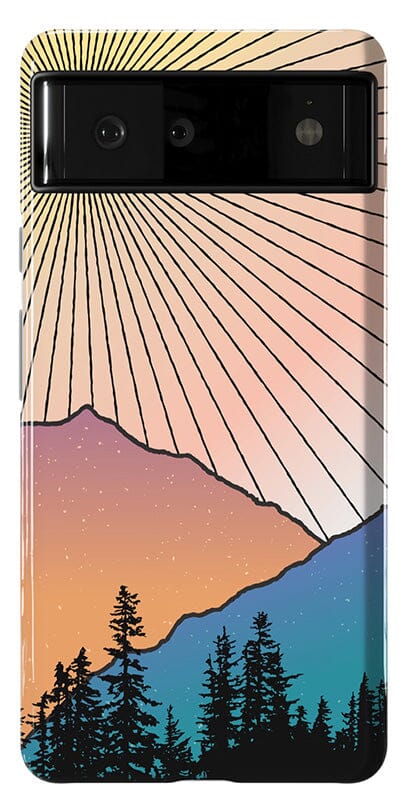 Casetry Golden Hour | Mountain Sunset Google Pixel Case - view 6