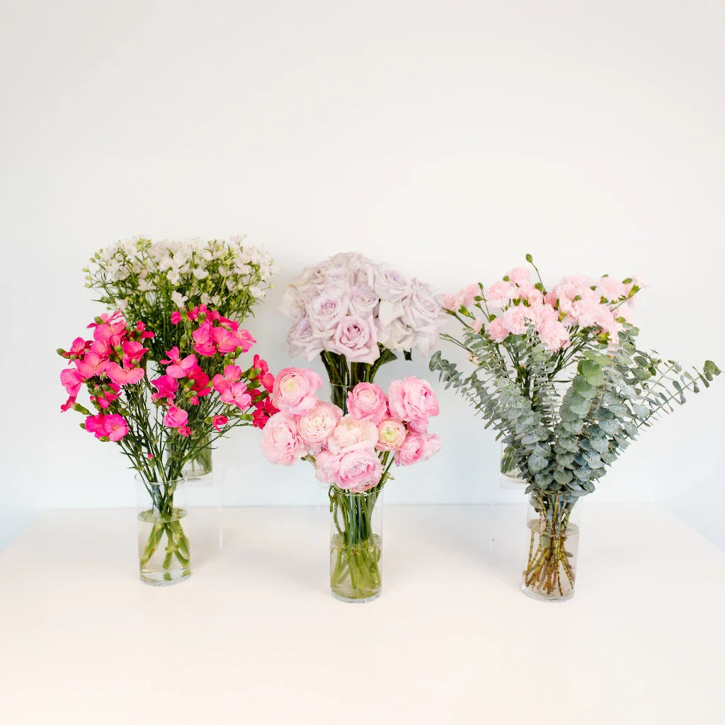 FiftyFlowers Dreamy Pink Garden Bouquet Bar Flower Kit - view 3