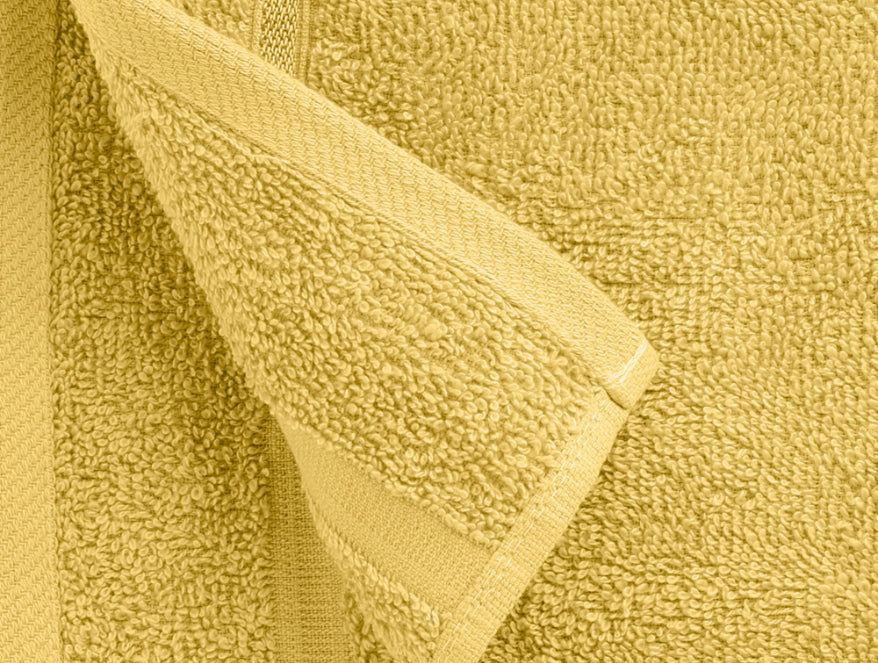Spaces India Mustard - Dark Yellow 100% Cotton Bath Towel - Atrium By Spaces - view 5