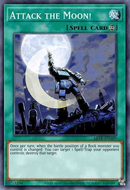 Yu-Gi-Oh! Attack the Moon! - ABYR-EN089 - Super Rare - 1st Edition