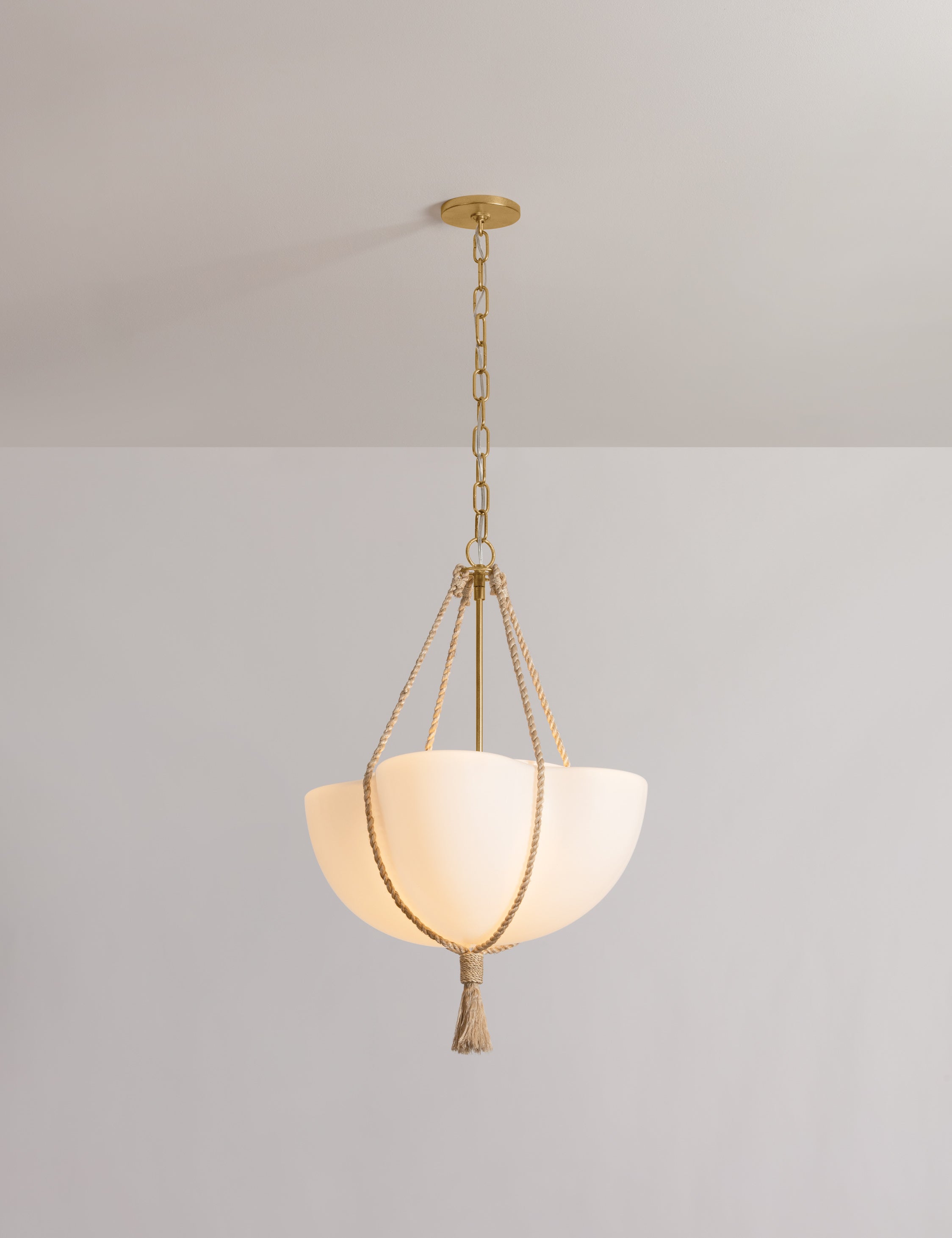 Lulu and Georgia Bosaro Pendant Light – Brass - view 6