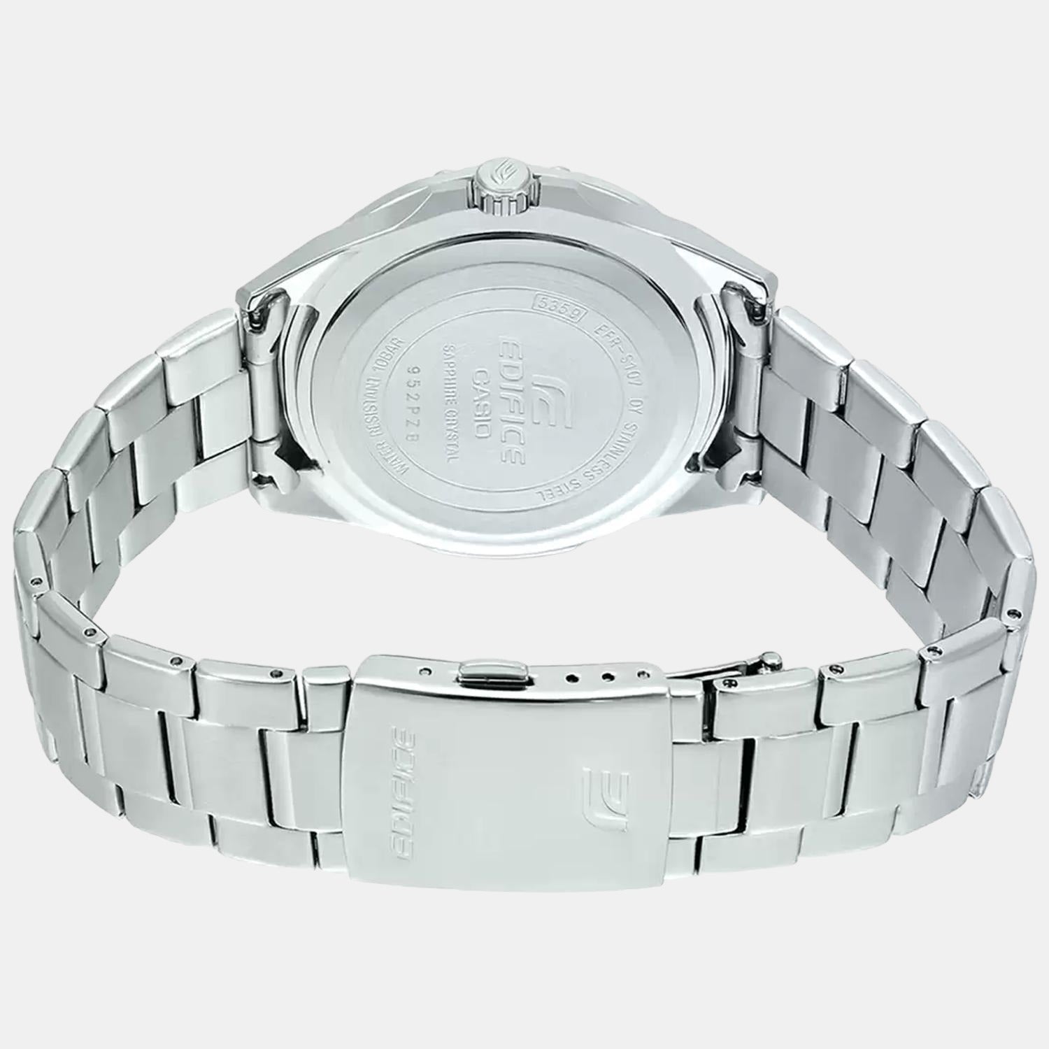 Casio Edifice Men Quartz Black Dial Analog Stainless Steel Watch EX509 - view 5