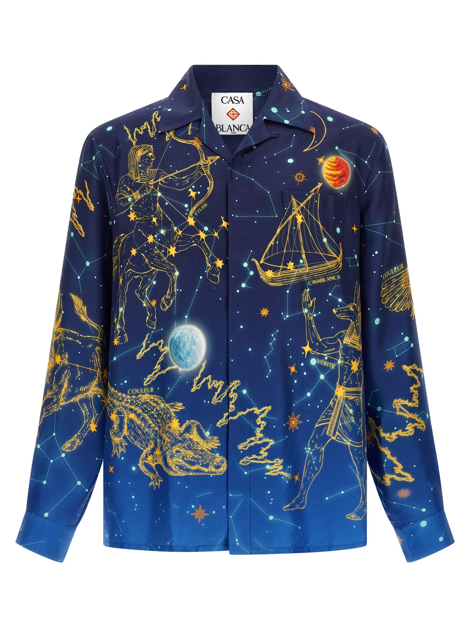 Casablanca Astrology Shirt – 100% silk