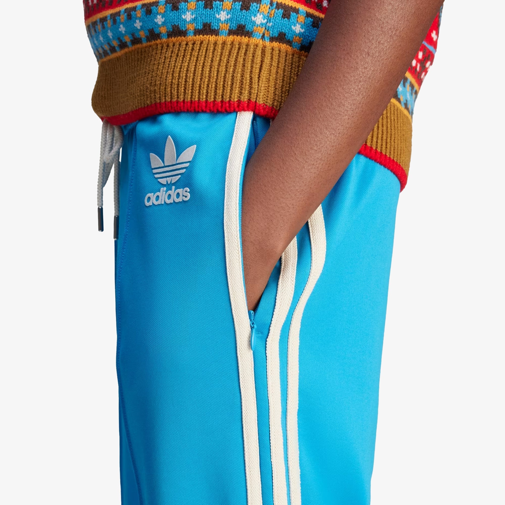 Adidas Originals | Wales Bonner Track Pants { Shock Cyan - view 4