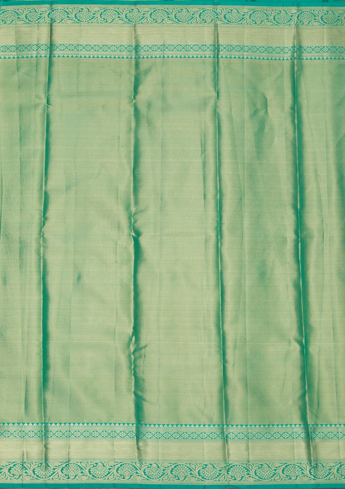 Koskii Rama Green Zariwork Pure Silk Saree – Women's - view 7