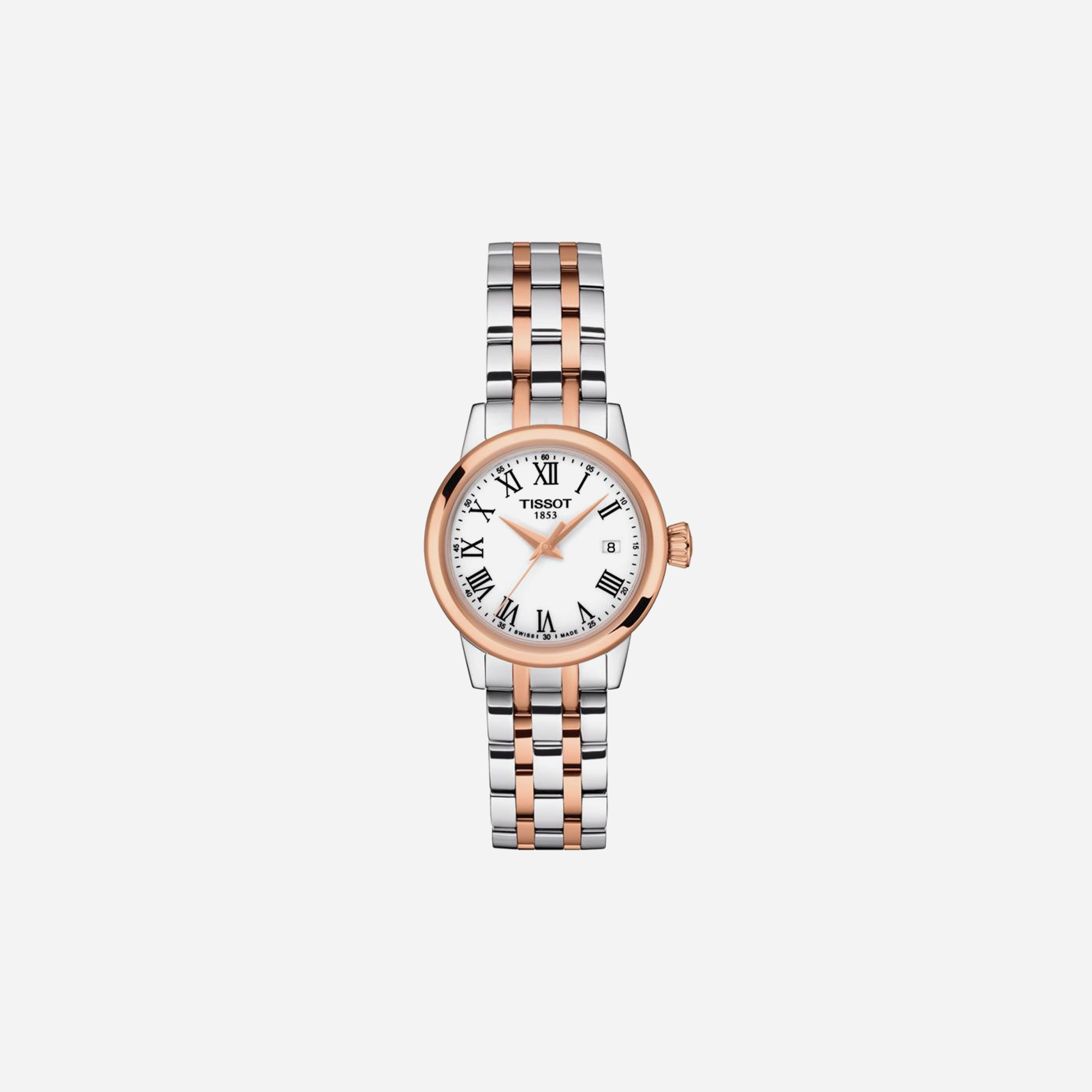 Tissot Classic Dream Lady White Dial 28mm Two-Tone Stainless Steel Quartz Watch