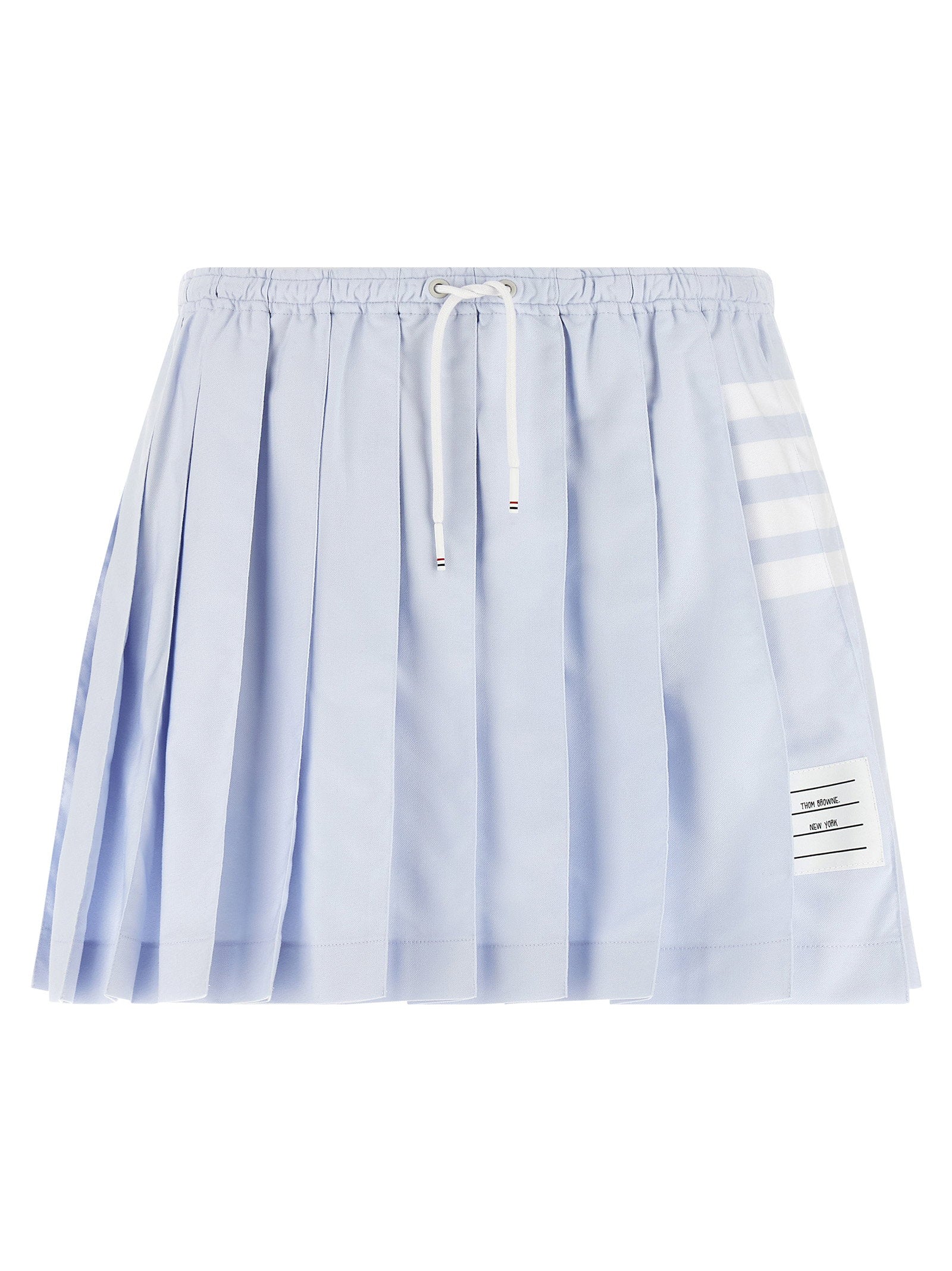 Thom Browne 4-bar Oxford Pleated Skirt – 100% cotton