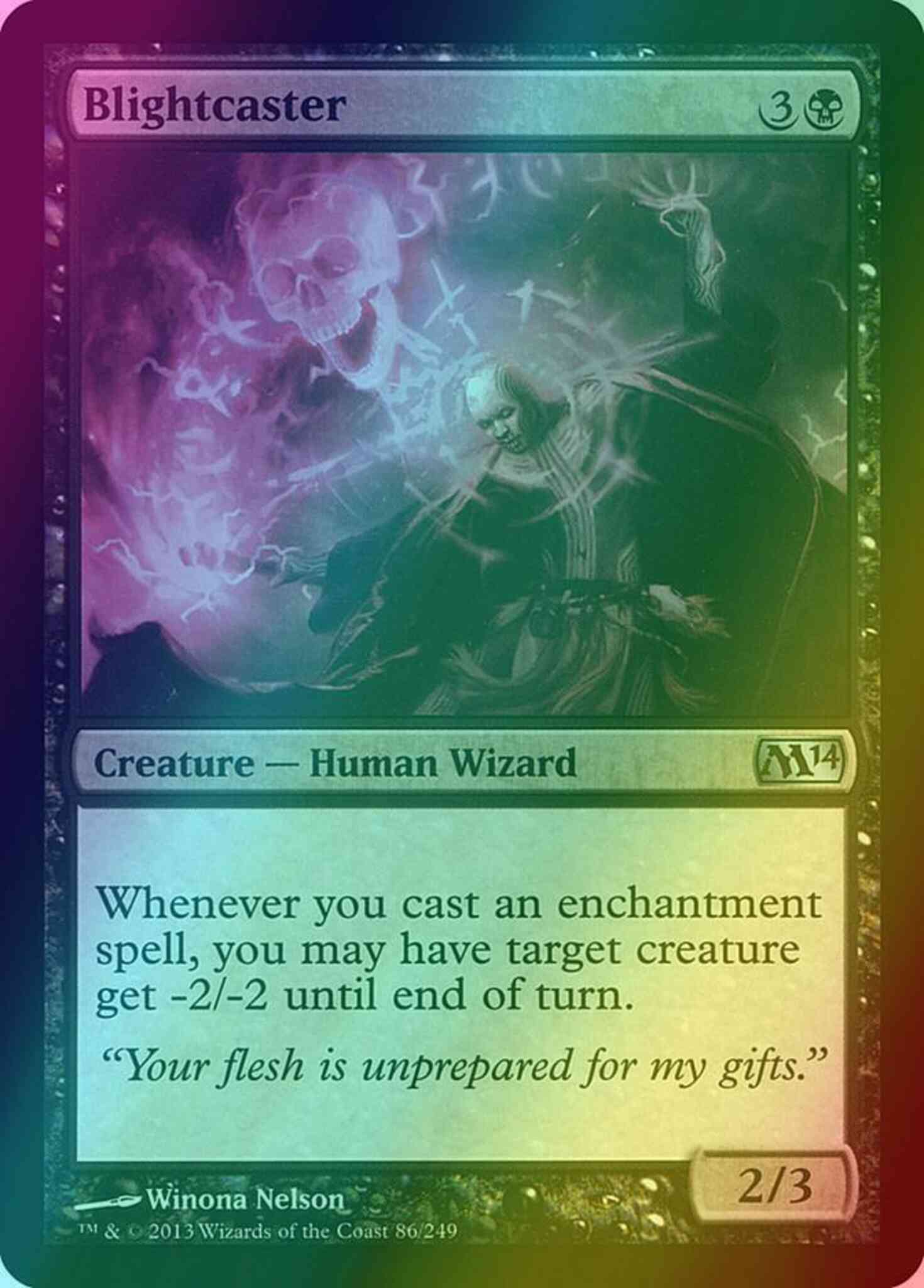 Blightcaster 86 magic – Blightcaster [86] [Magic 2014] [Foil]