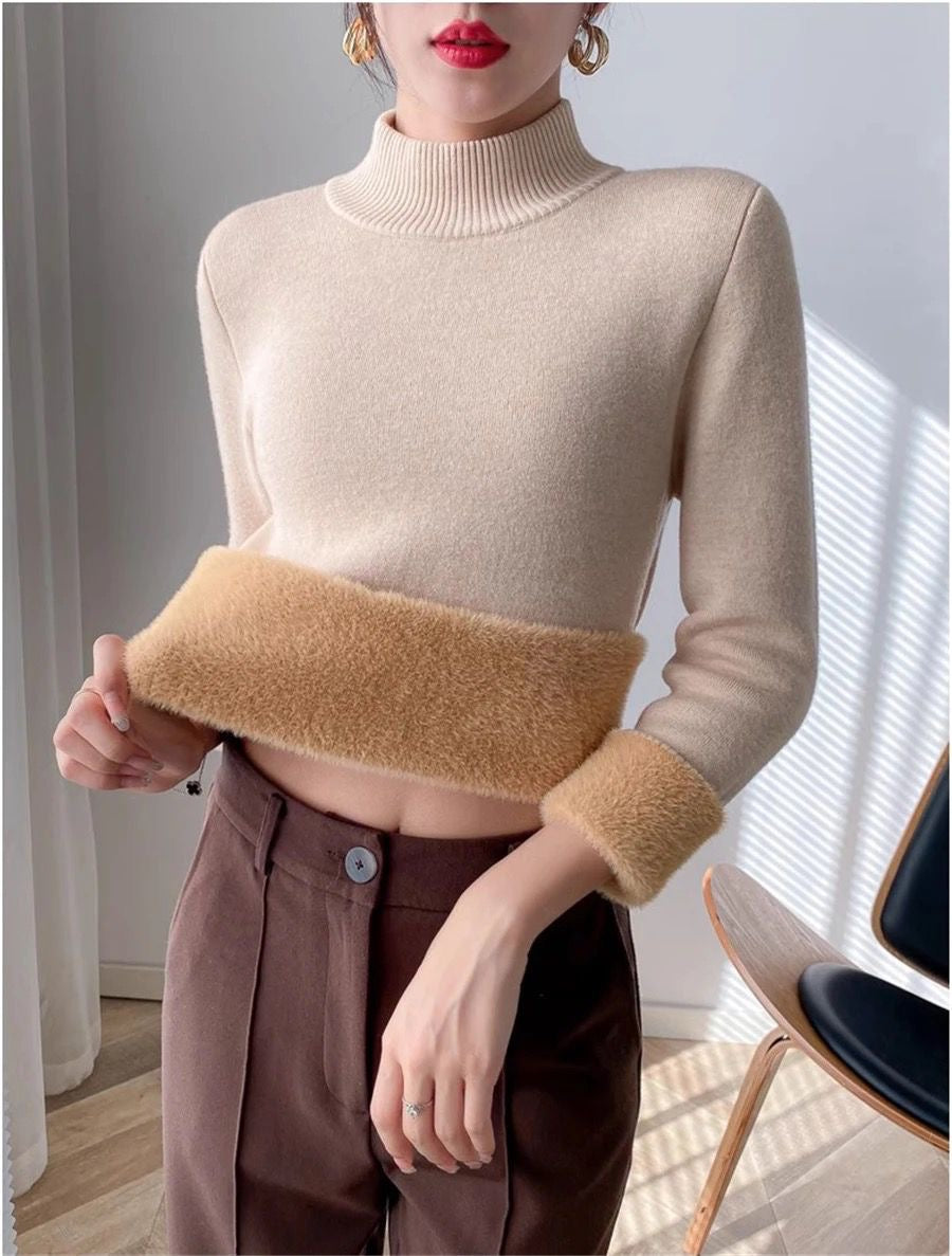 Alamode By Akanksha Barisa Fleece Lined Premium Sweater