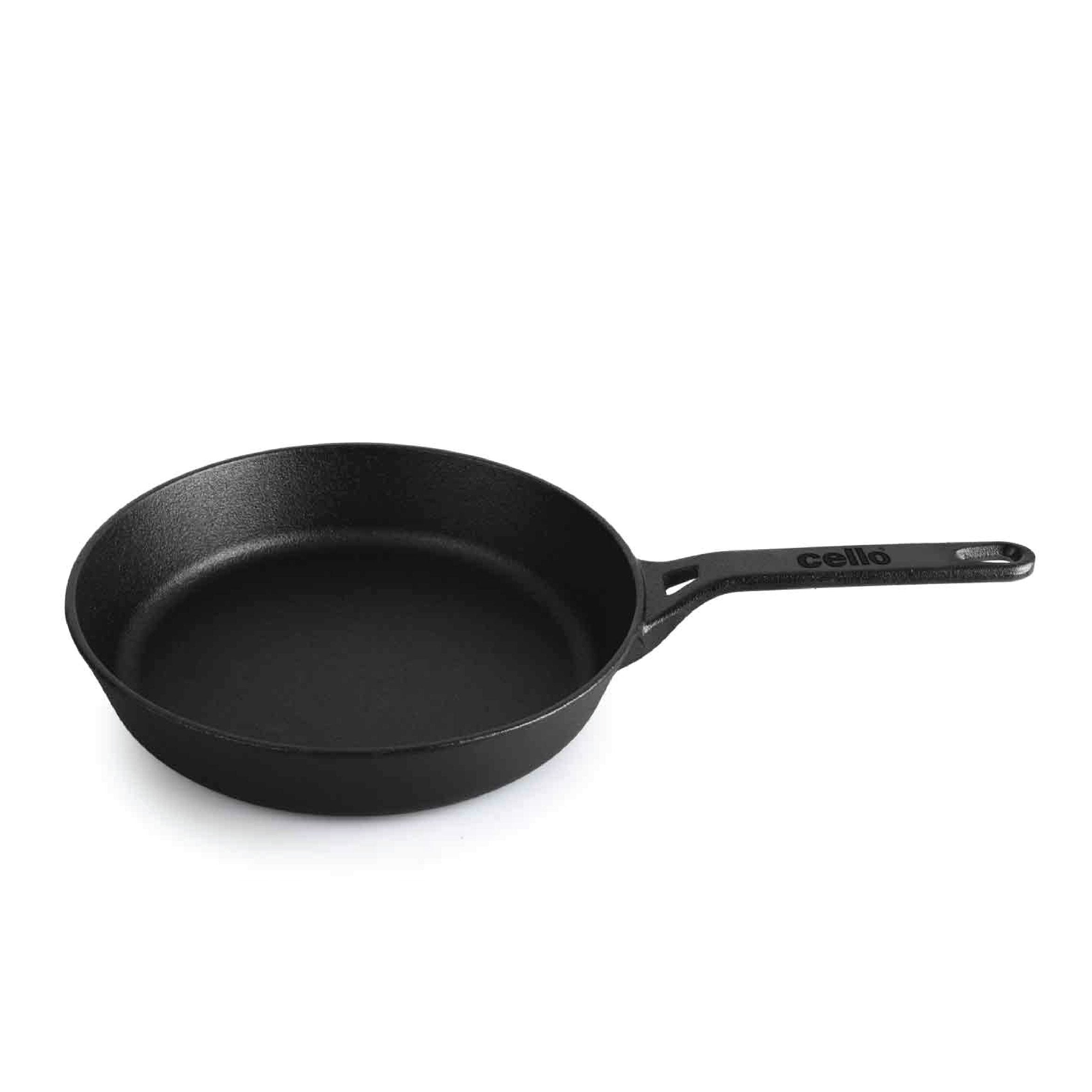 Cello Ironica Pre-Seasoned Cast Iron Fry Pan – Black - view 3