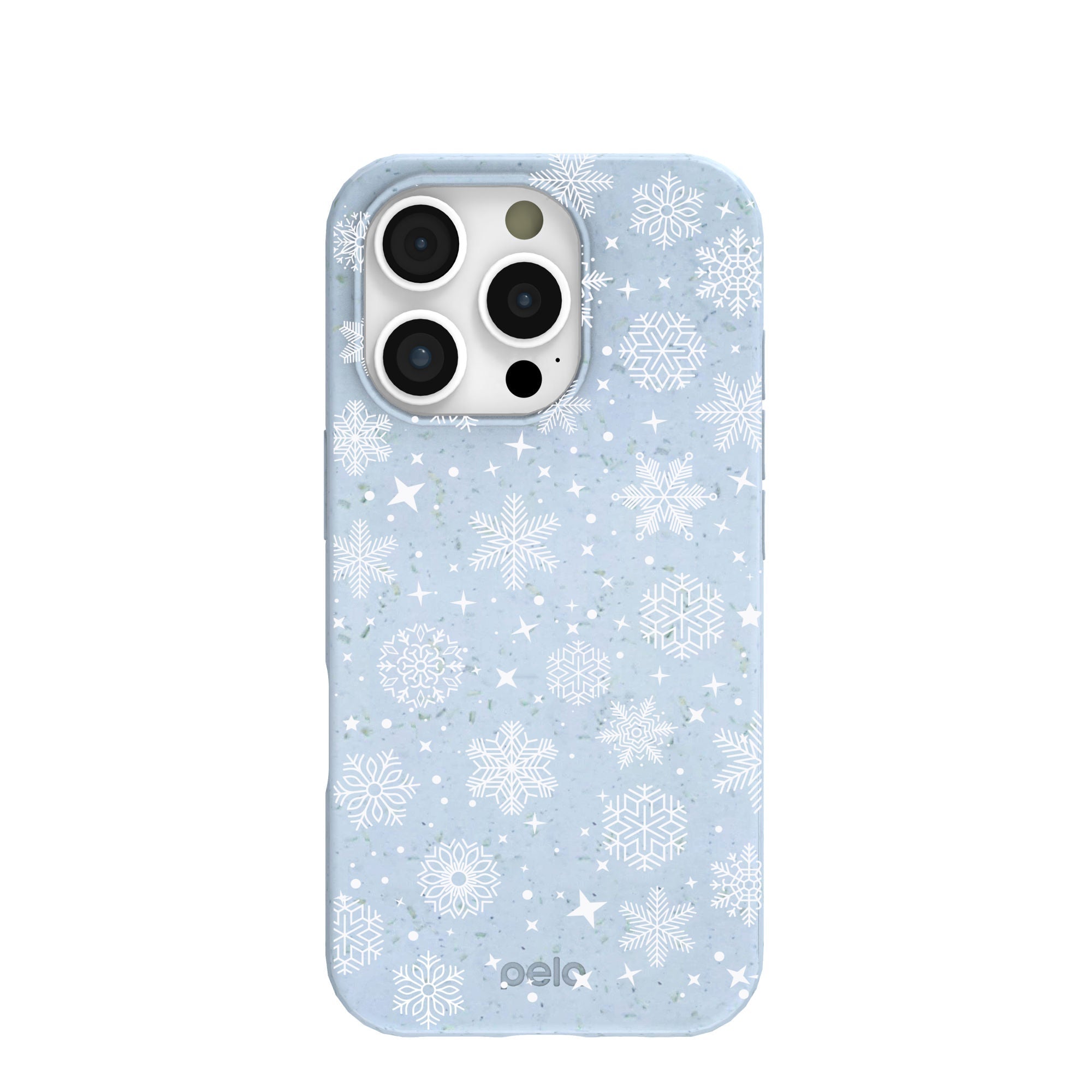 Pela Case Powder Blue Let it Snow iPhone 16 Pro Case