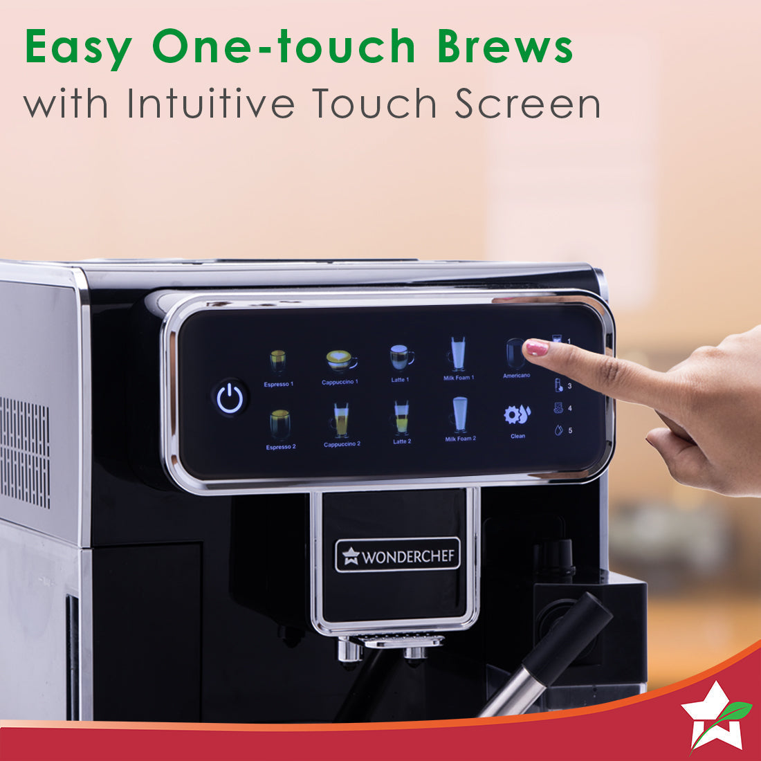 Wonderchef Renewed Regenta Fully Automatic Coffee Machine - view 3