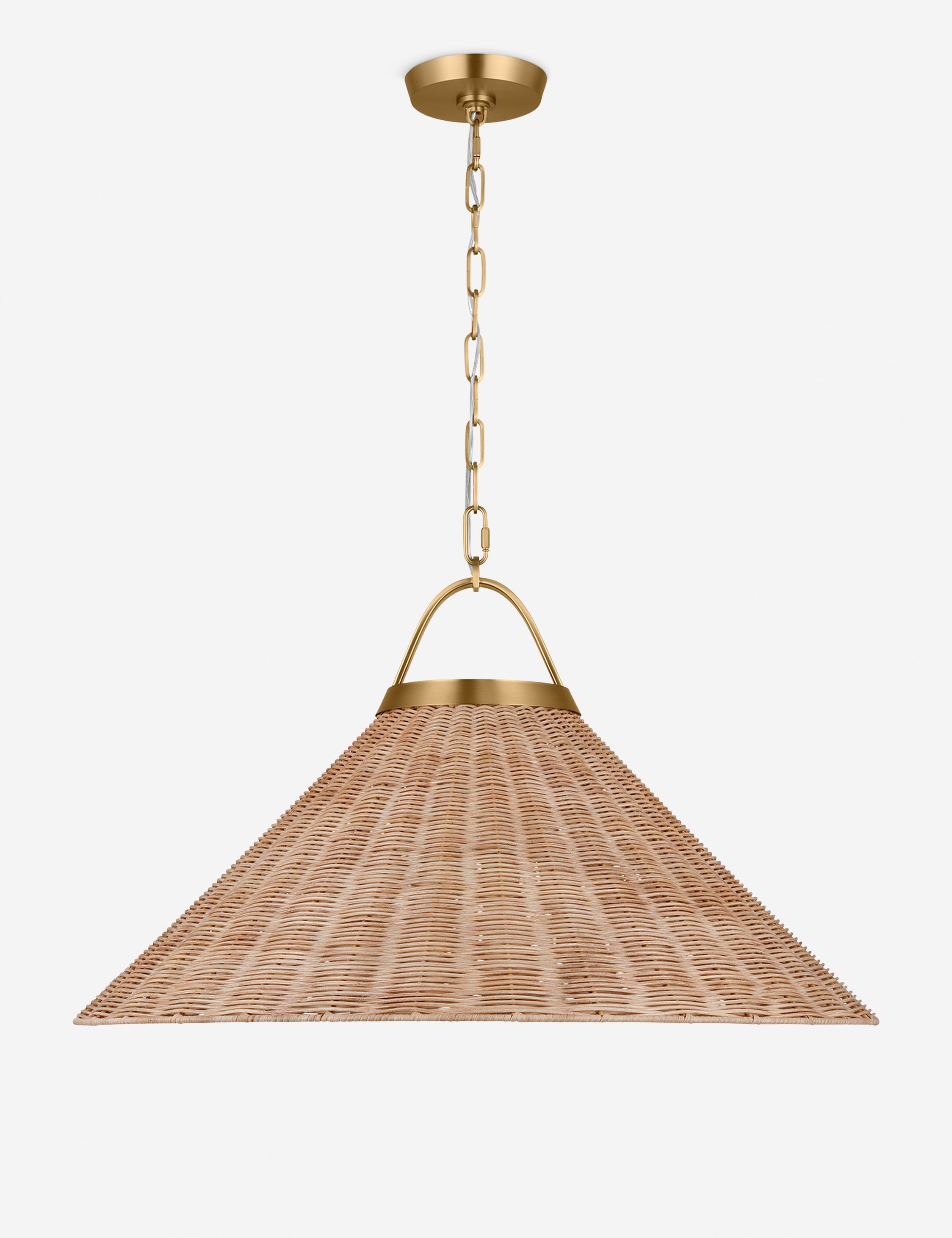 Lulu and Georgia Piala Pendant Light – Burnished Brass - view 10