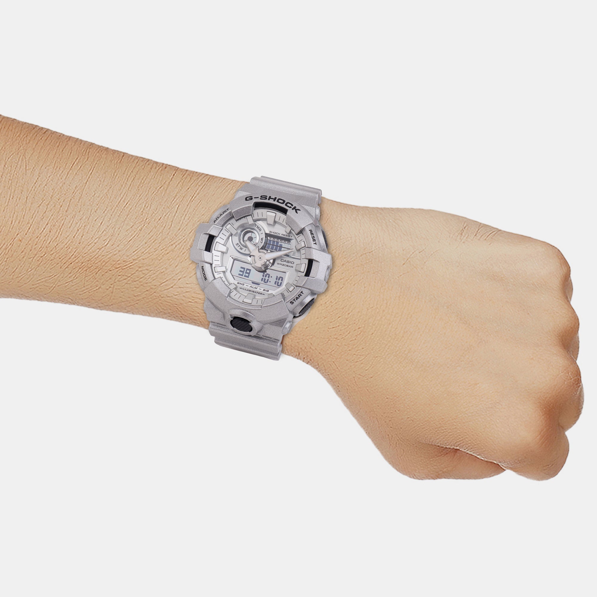 Casio G-Shock Men Quartz Grey Dial Analog-Digital Resin Watch G1415 - view 7