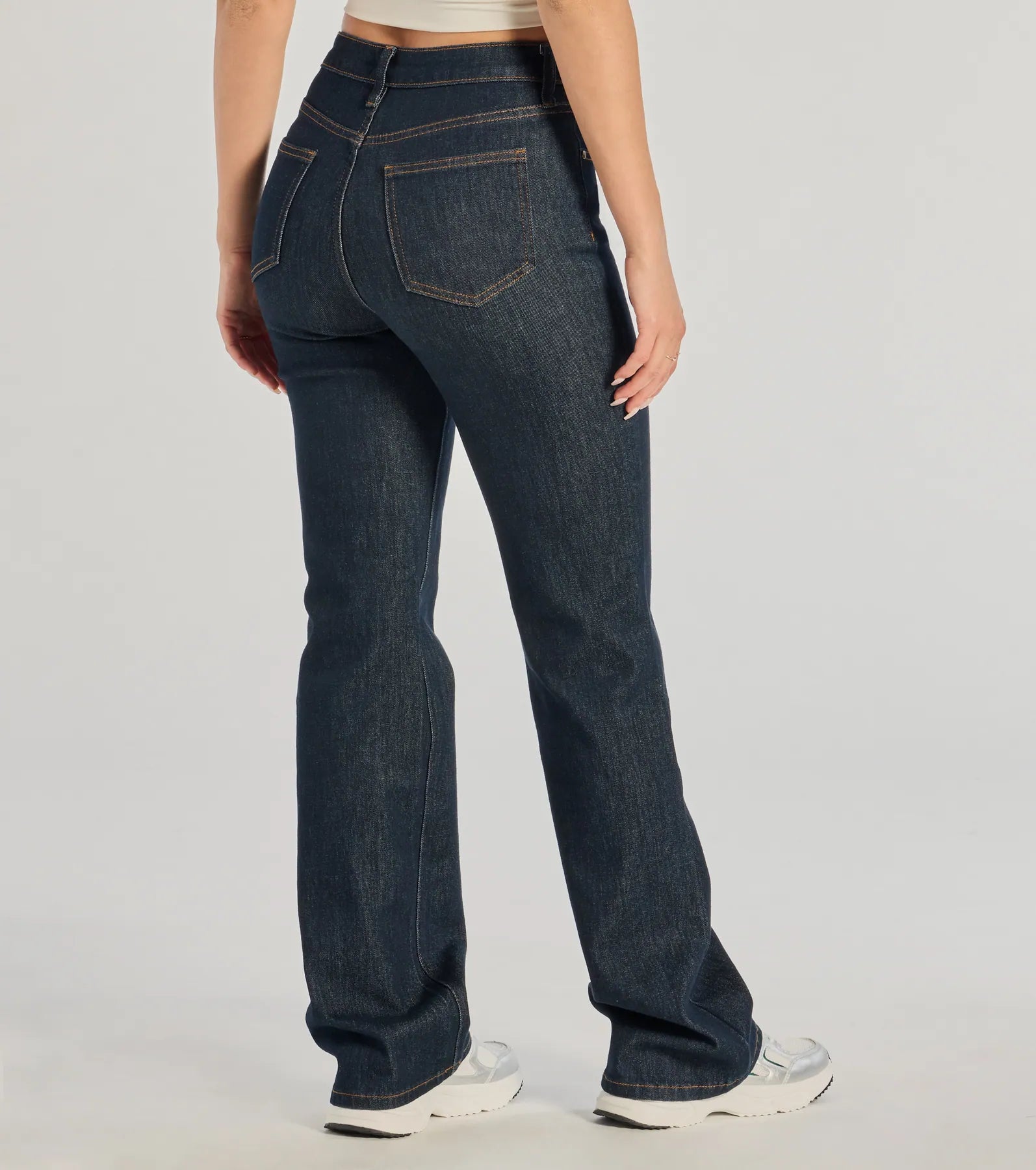 Windsor Elevated Chic High-Rise Straight Leg Denim Jeans - view 2