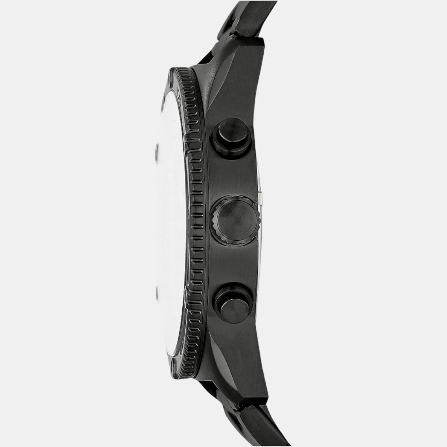 Fossil Brox Men Quartz Black Dial Chronograph Stainless Steel Watch BQ2532 - view 2
