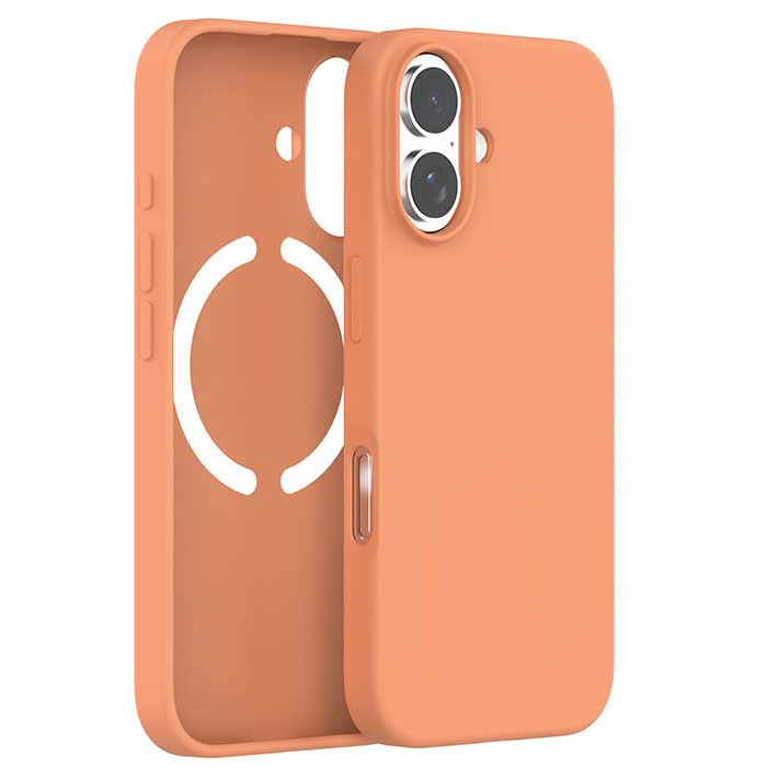 KShop iPhone 16 Plus Silicone Case - Kumquat