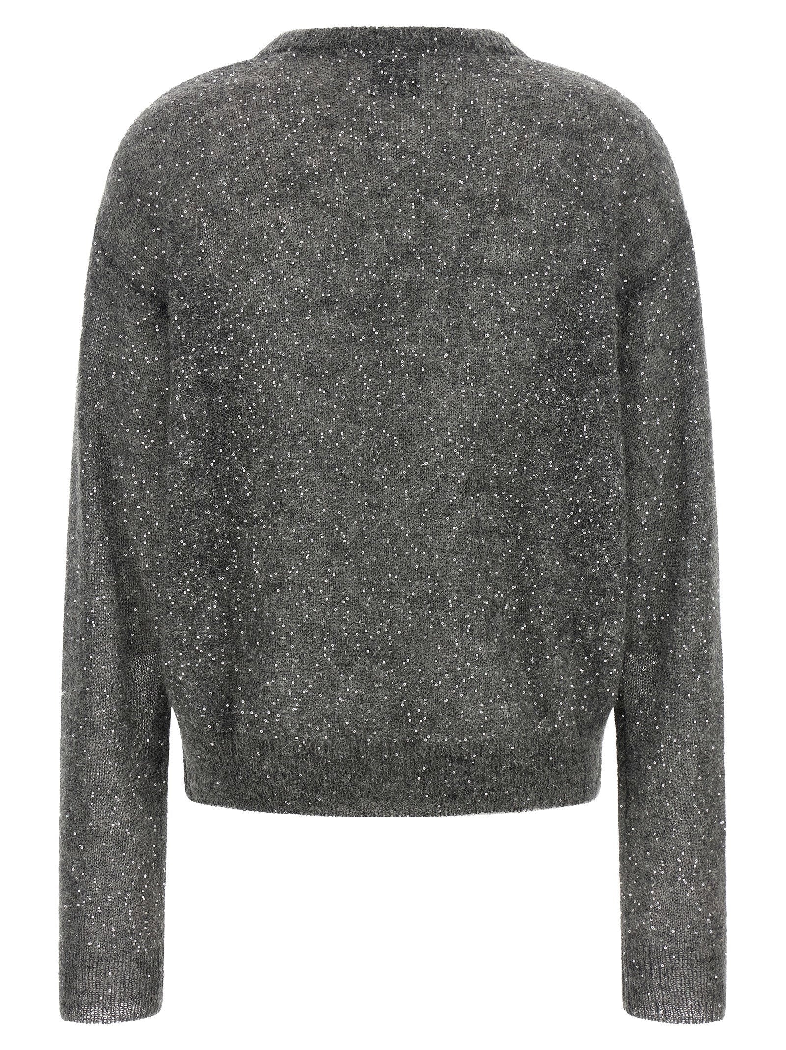 Nude Micro Sequin Sweater - view 2
