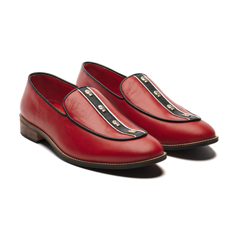 Banjaaran India Cranium Loafer for Men – Crimson (discontinued) - view 5