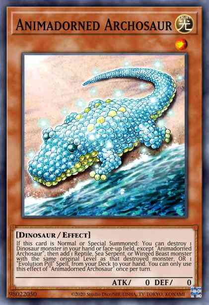 Yu-Gi-Oh! Animadorned Archosaur - ETCO-EN037 - Secret Rare - 1st Edition