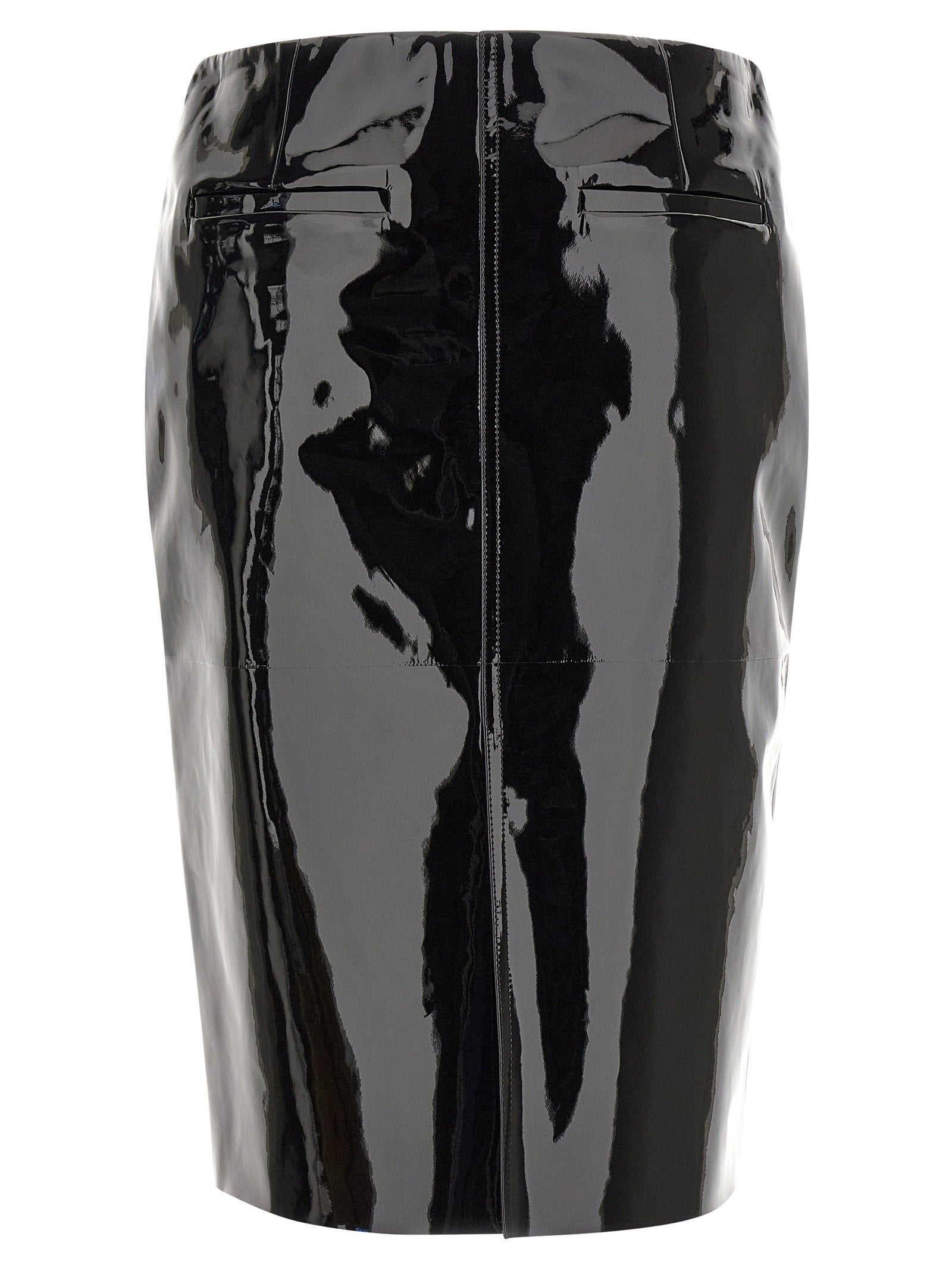 Ferragamo Patent Skirt - view 2