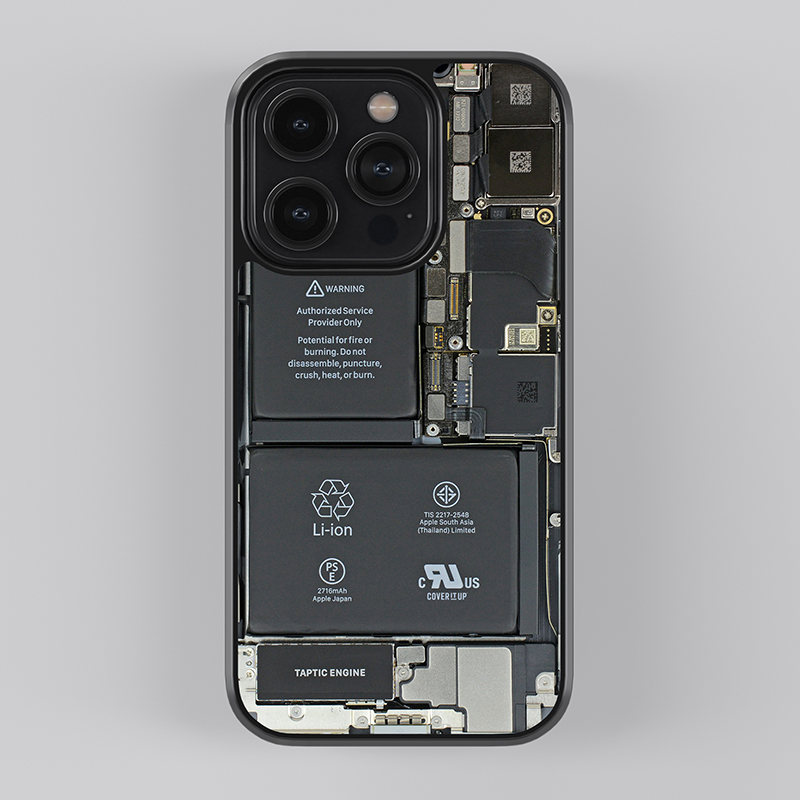 Design Phone Cases Phone Circuit X Ray Glass Case