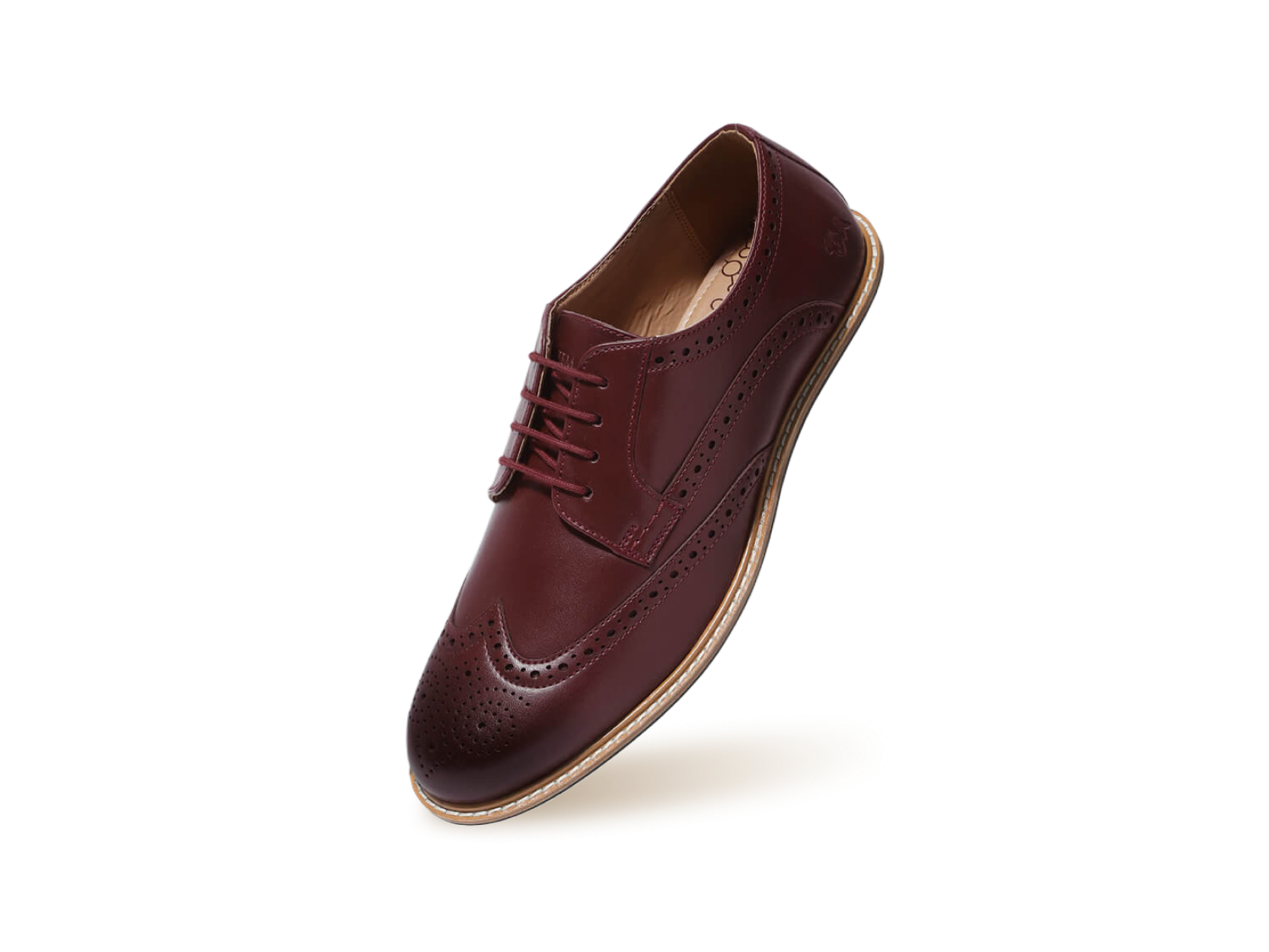 Neeman's Luxe Brogues : Burgundy - view 11