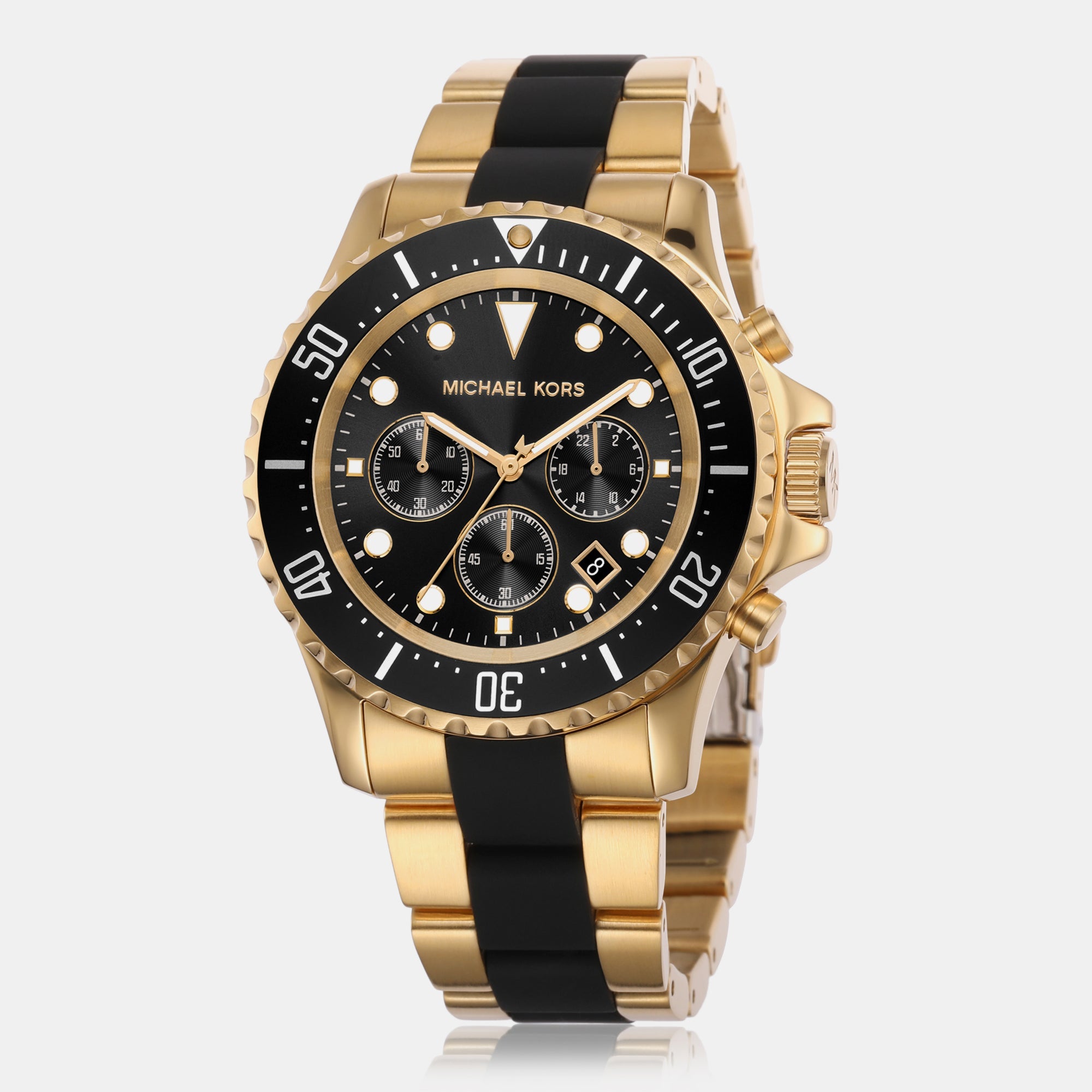Michael Kors Everest Men Quartz Black Dial Chronograph Stainless Steel Watch MK8979 - view 2