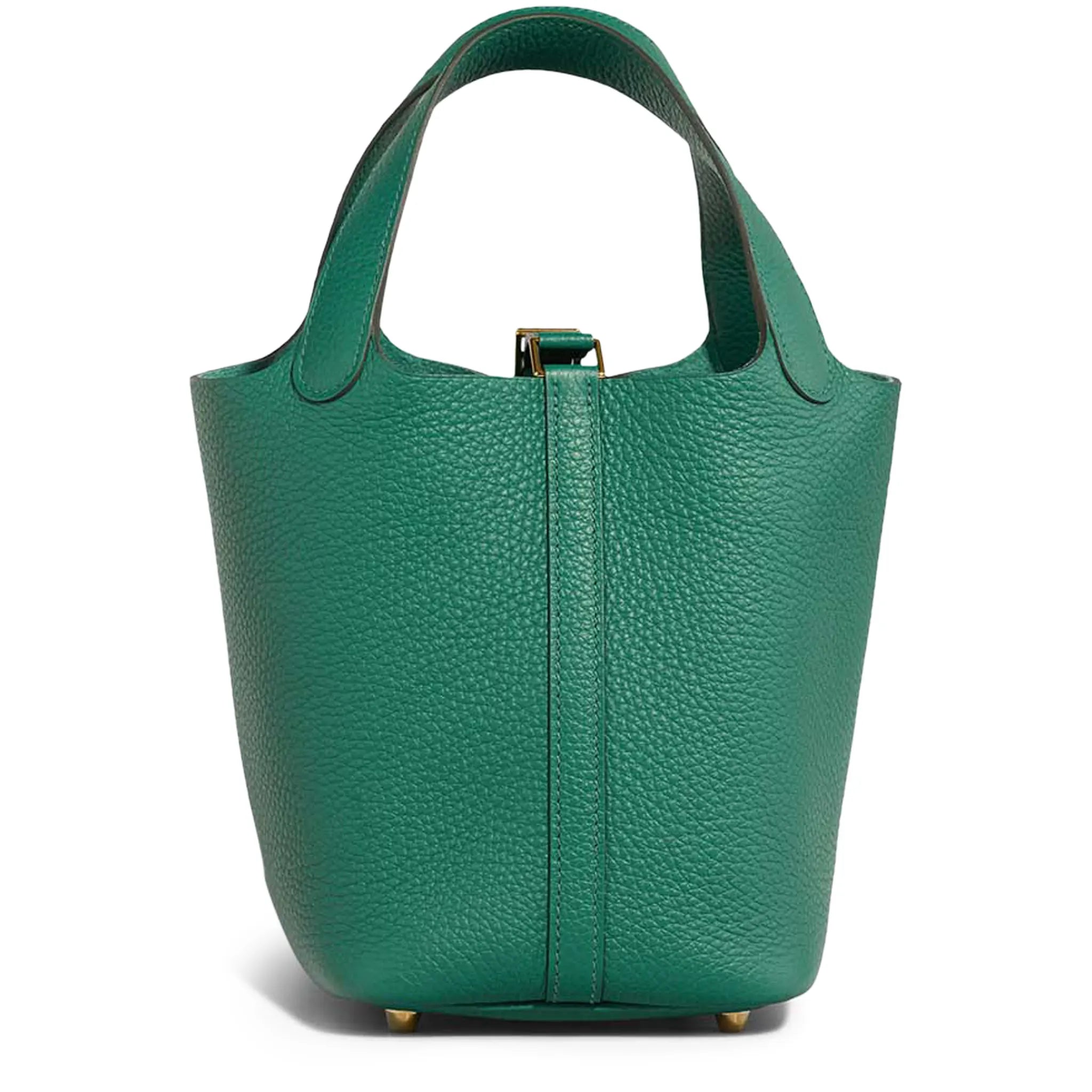 Hermès Paris Hermès Picotin Lock 18 Green Clemence Gold Hardware - view 2