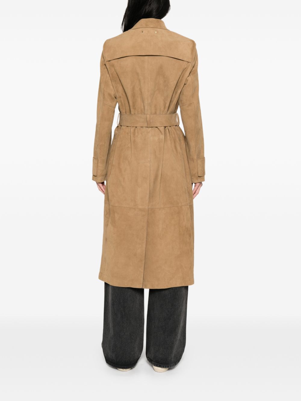 Golden Goose Suede leather trench coat – Sheep Suede 100% - view 5