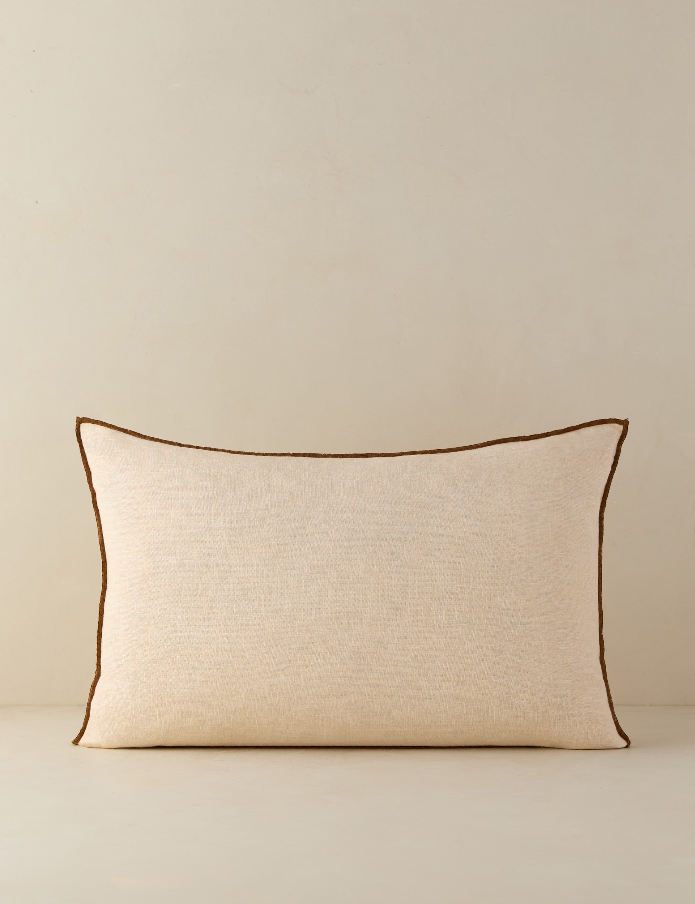 Lulu and Georgia Carys Contrast Linen Pillow - view 49