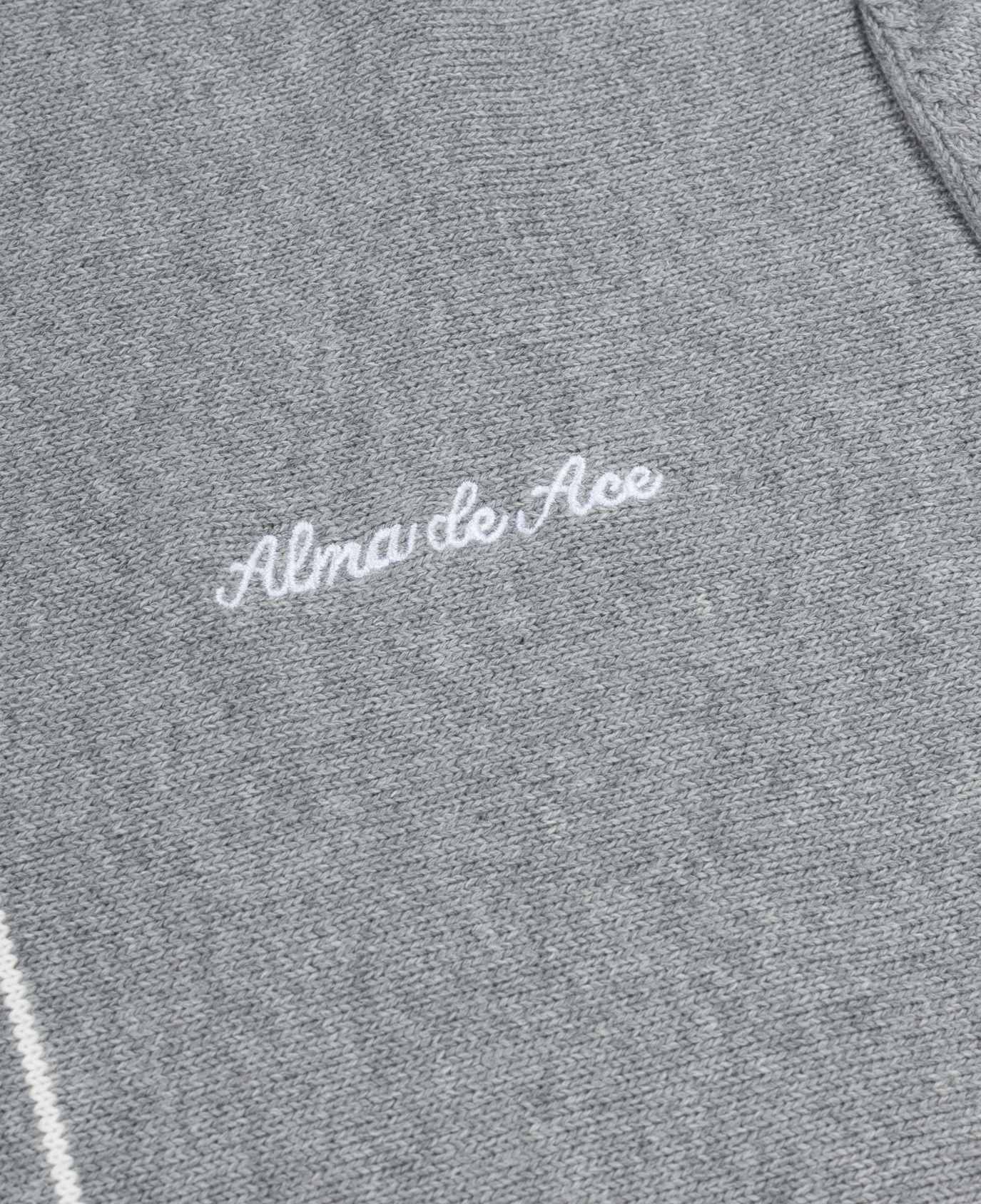 Alma De Ace Zela Knitted Grey Jacket - view 5