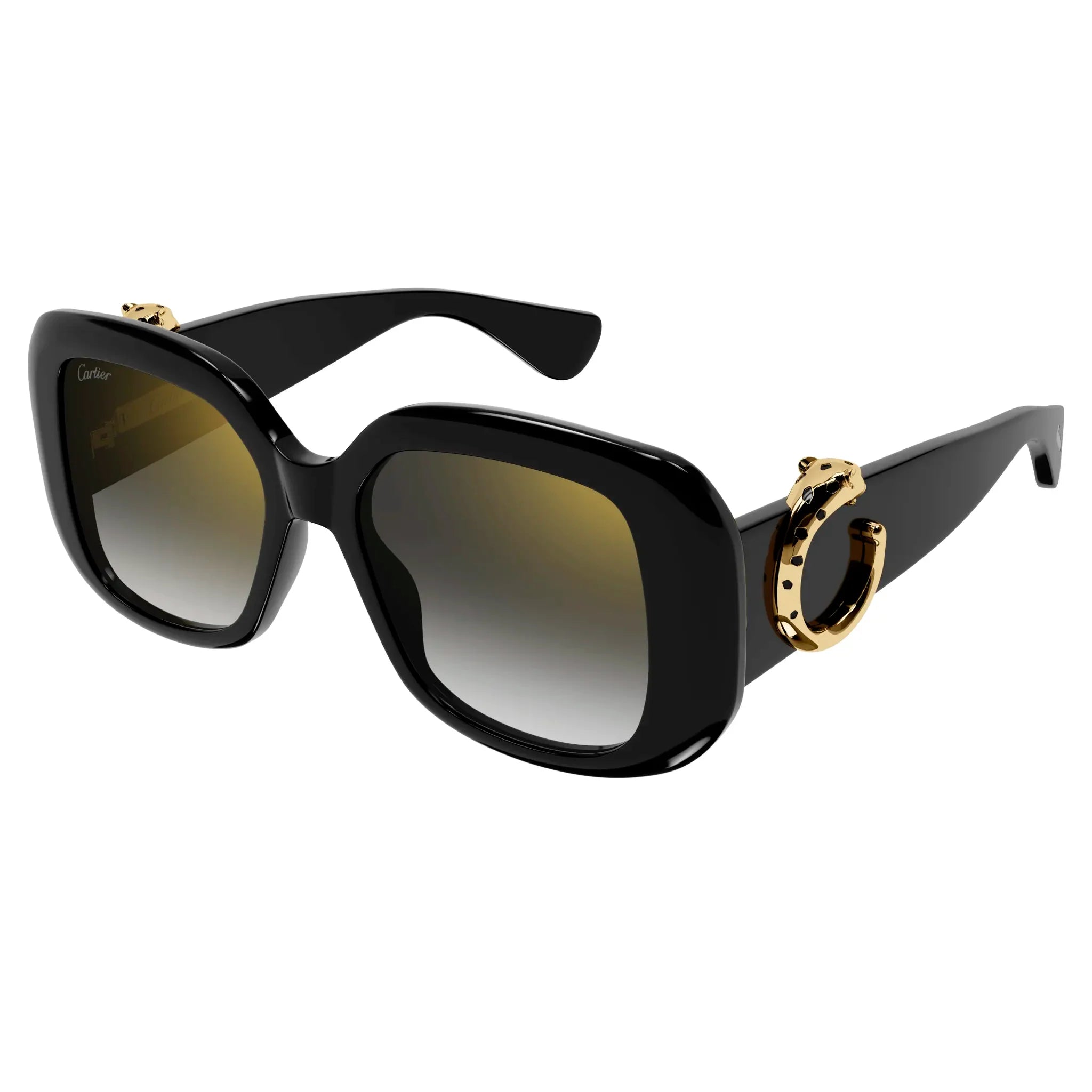 Cartier Eyewear CT0471S-001 Black Grey Sunglasses - view 2