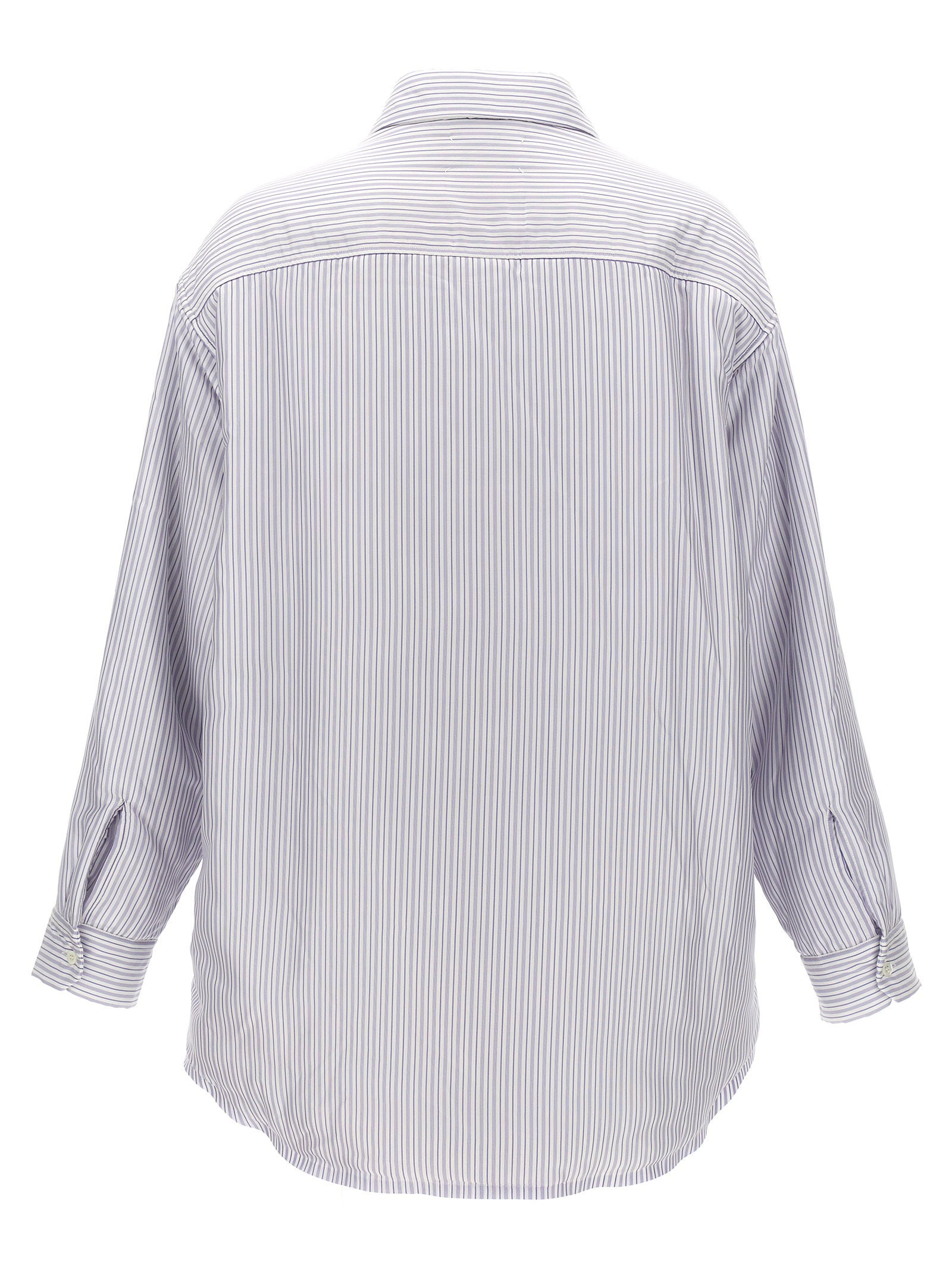 Maison Margiela Striped Shirt Jacket – 100% cupro - view 2