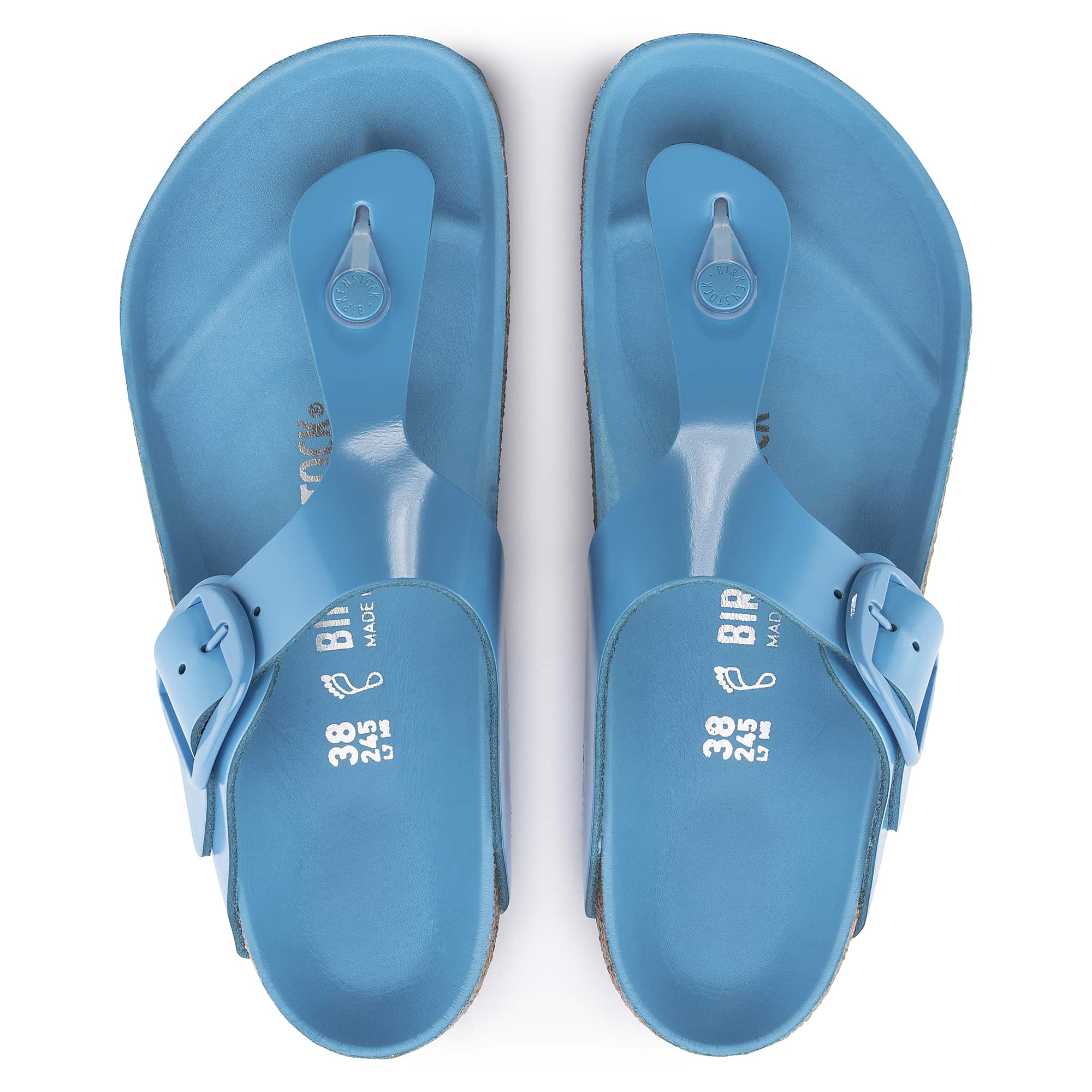 Birkenstock Gizeh Big Buckle Natural Leather Patent - view 2