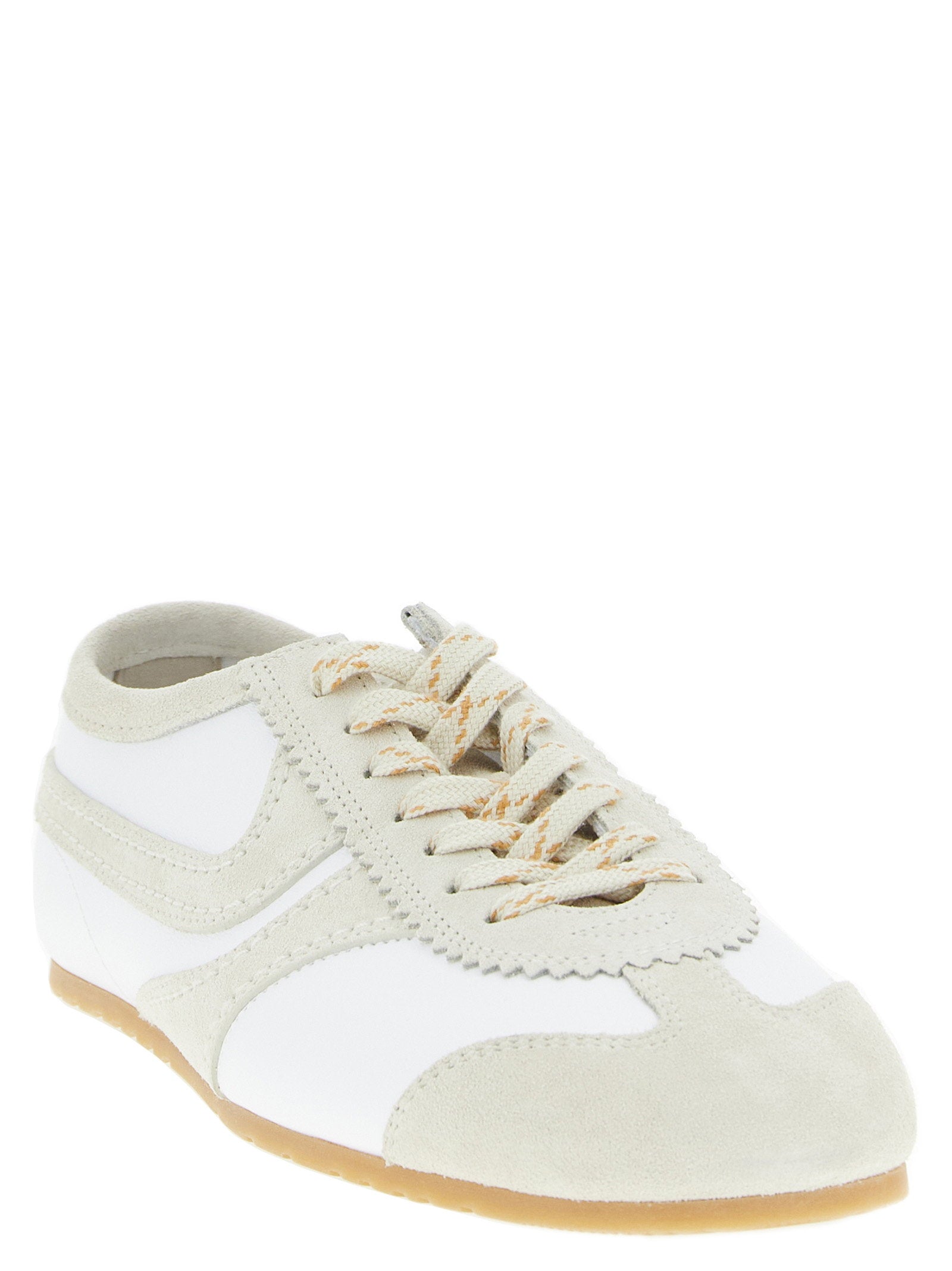 Dries Van Noten Leather And Suede Sneakers - view 2