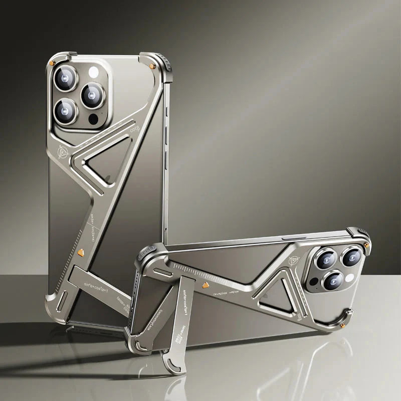 Million Cases Rugged Titanium Alloy Shield Kickstand Case - iPhone - view 5