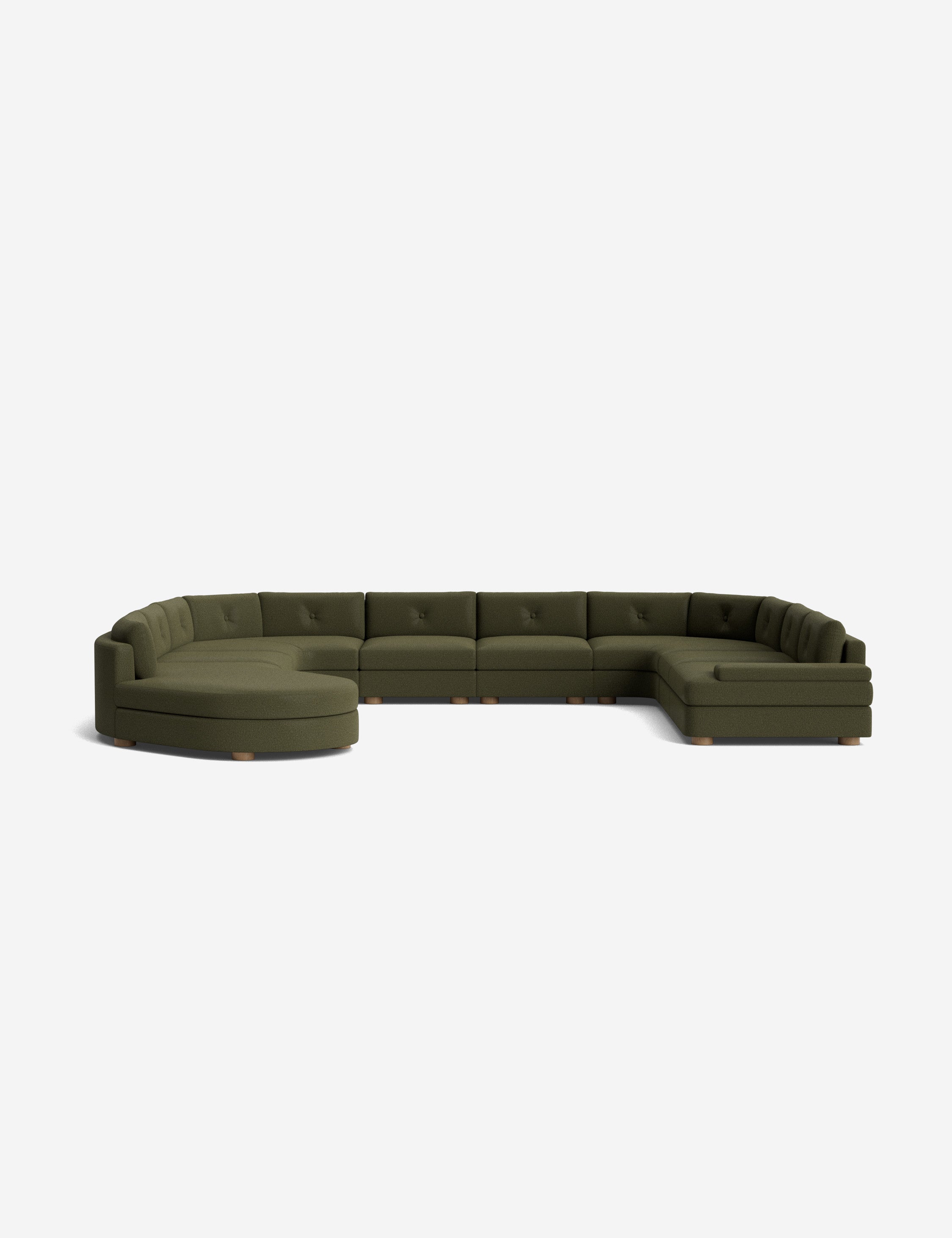 Lulu and Georgia Hill Modular U-Shaped Sectional Sofa - view 17