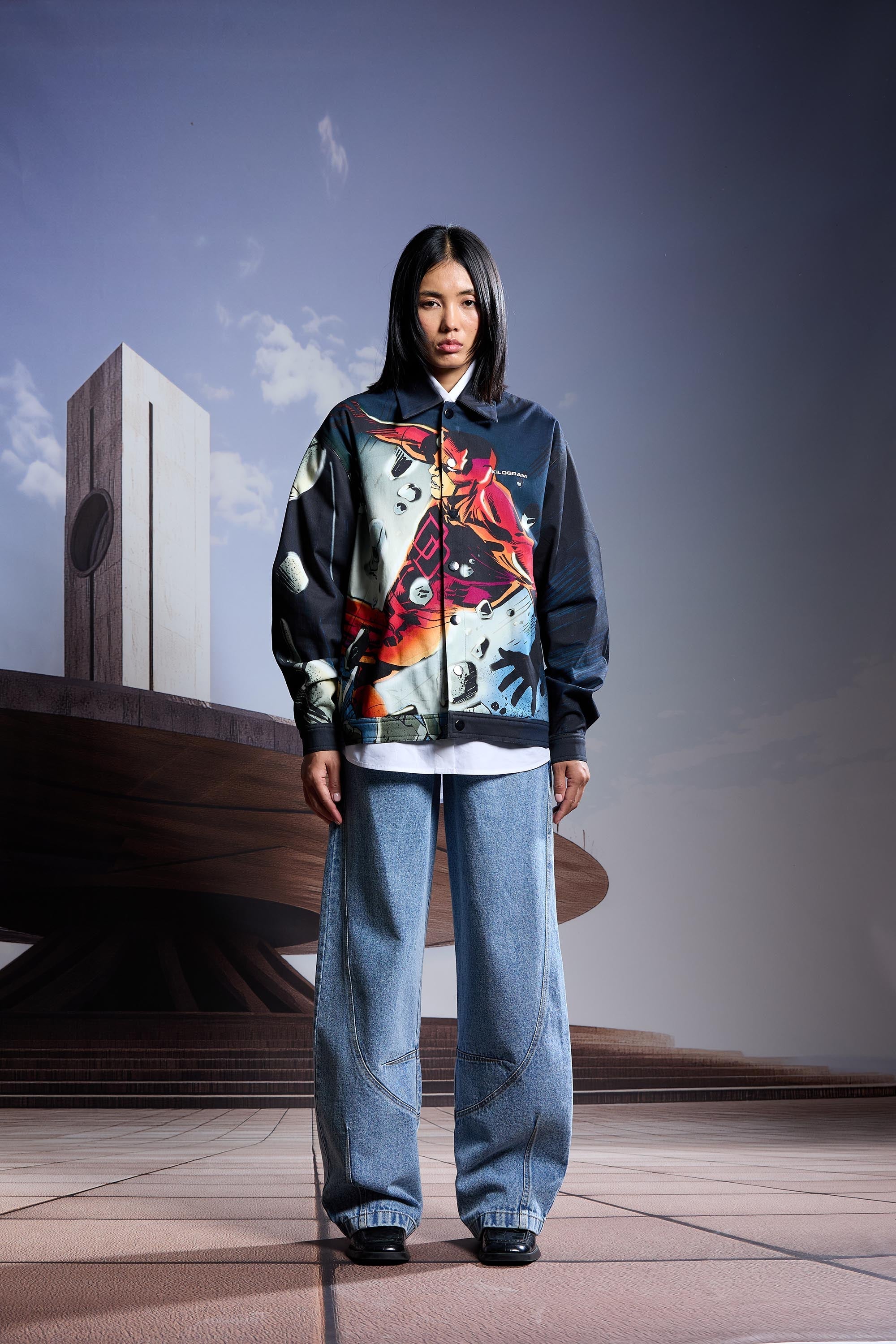Kilogram 'echo Flare' Shacket - view 2